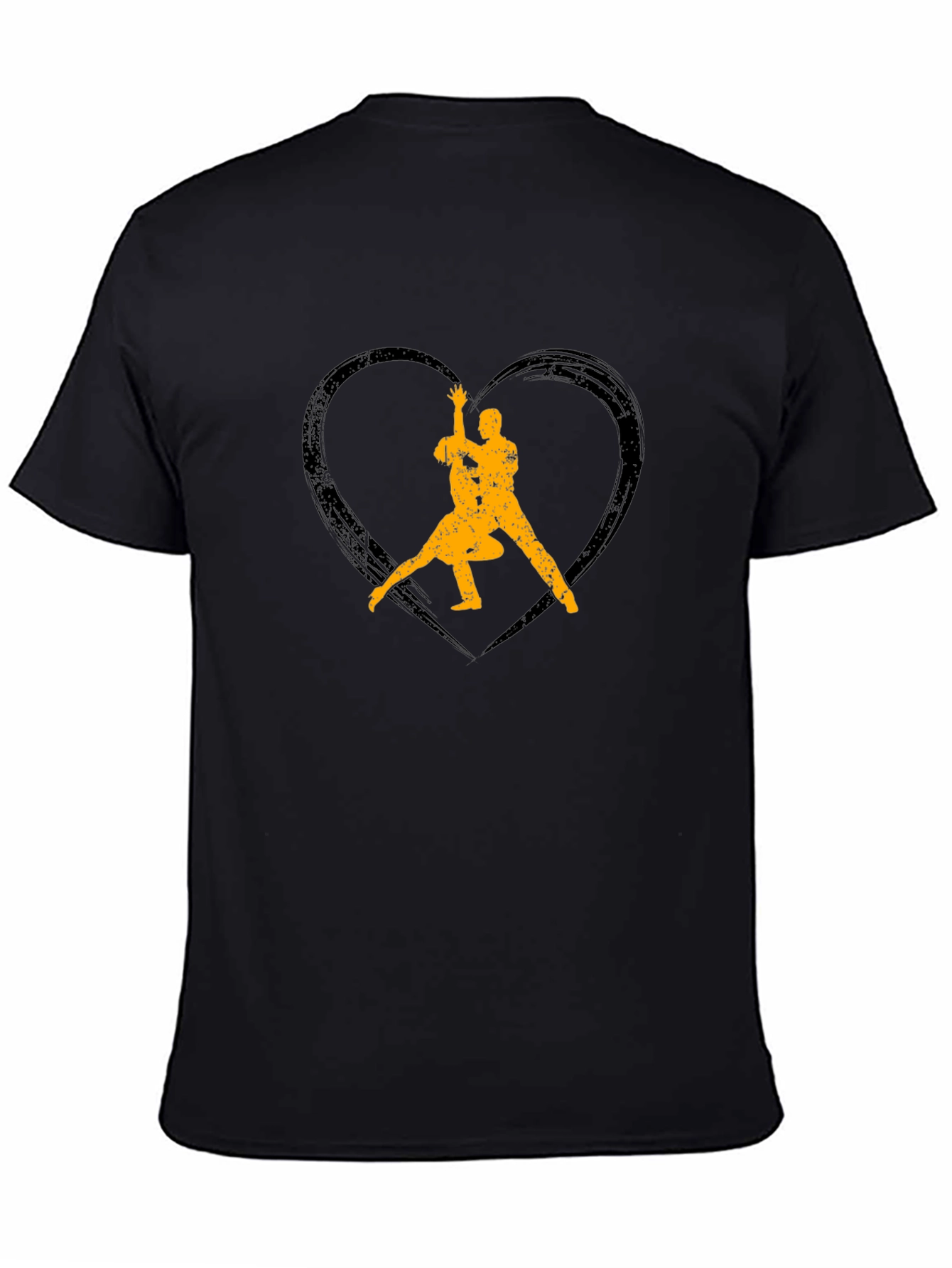 Tango Heart Graphic Tee - Black