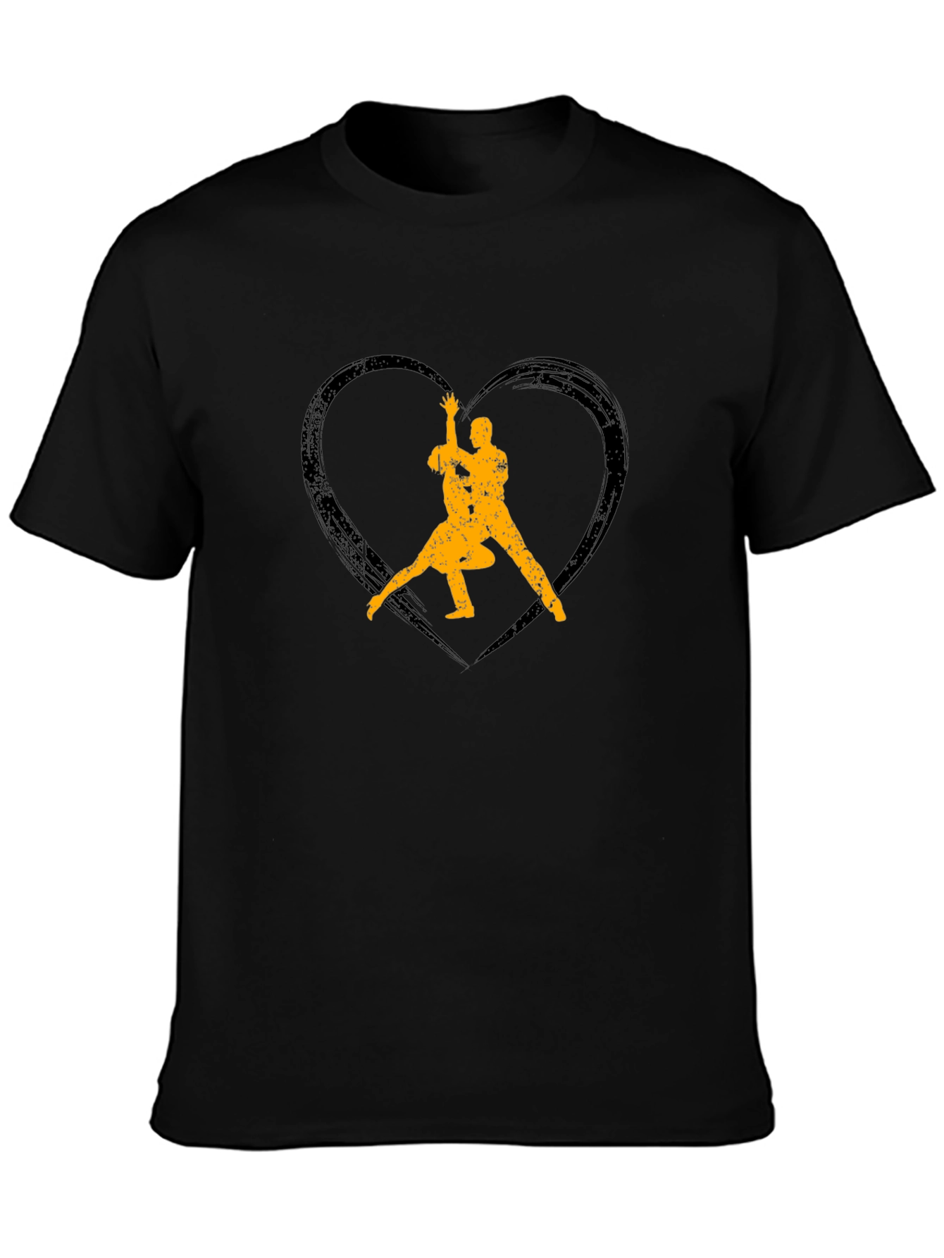 Tango Heart Graphic Tee - Black