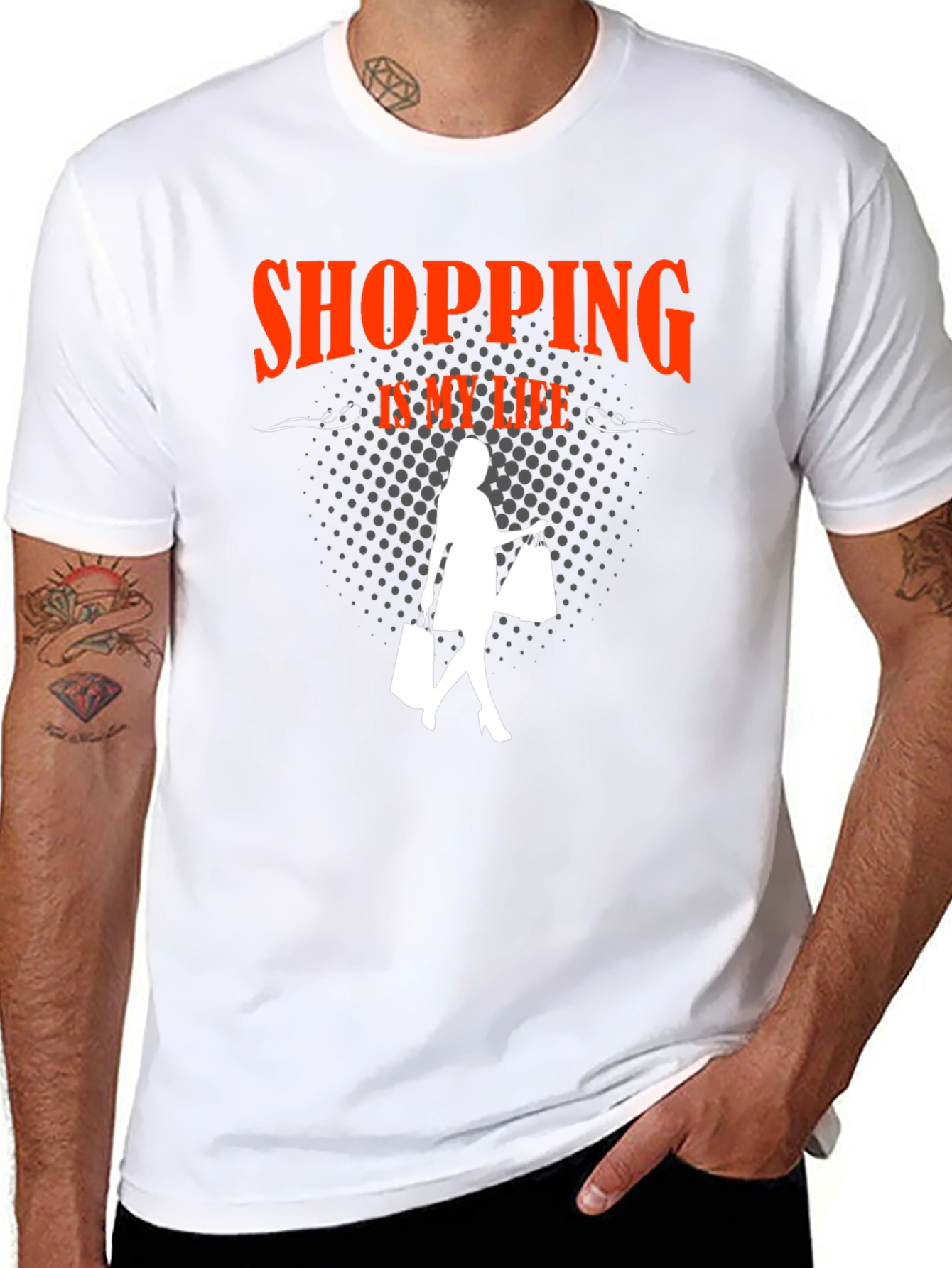 Shopping is My Life Graphic T-Shirt