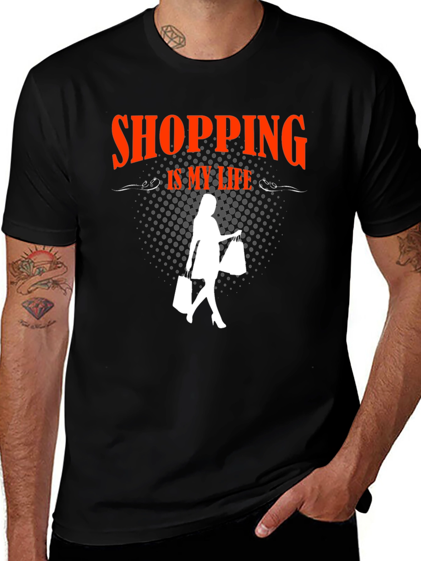 Shopping is My Life Graphic T-Shirt