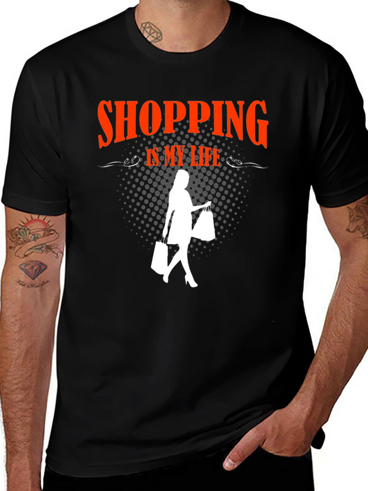 Shopping is My Life Graphic T-Shirt