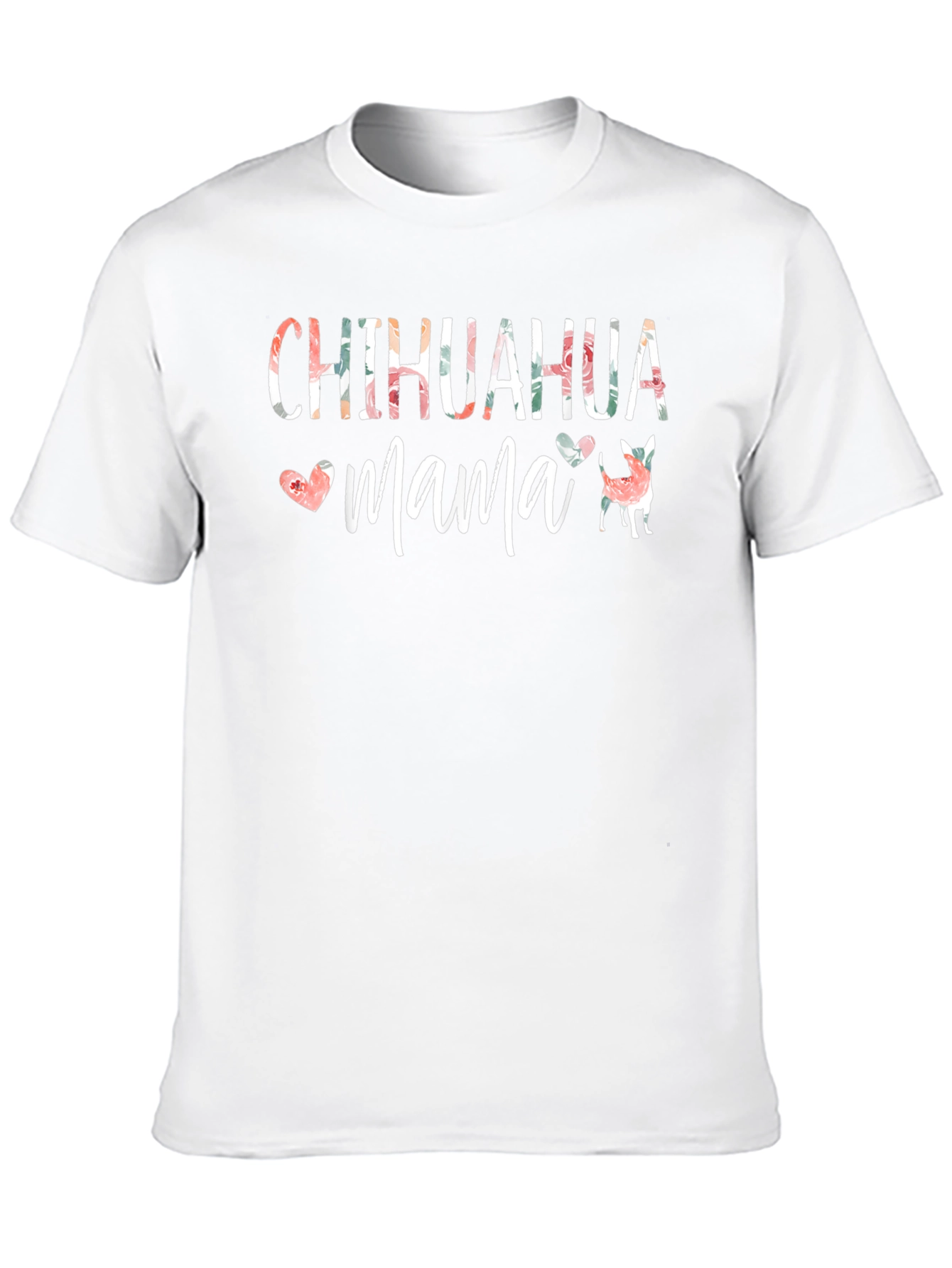 Chihuahua Mama Floral Graphic Tee