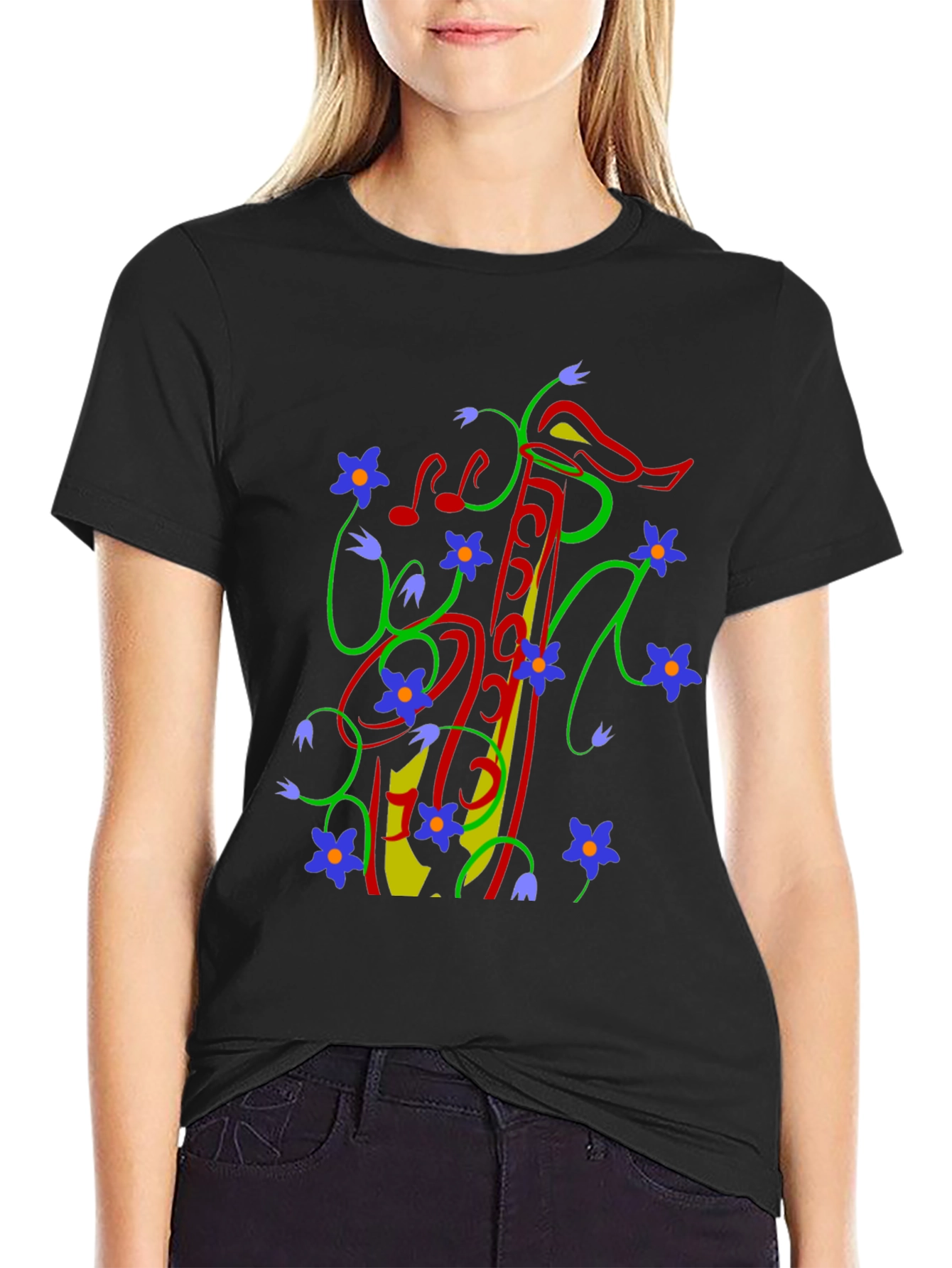 Musical Flowers Tee