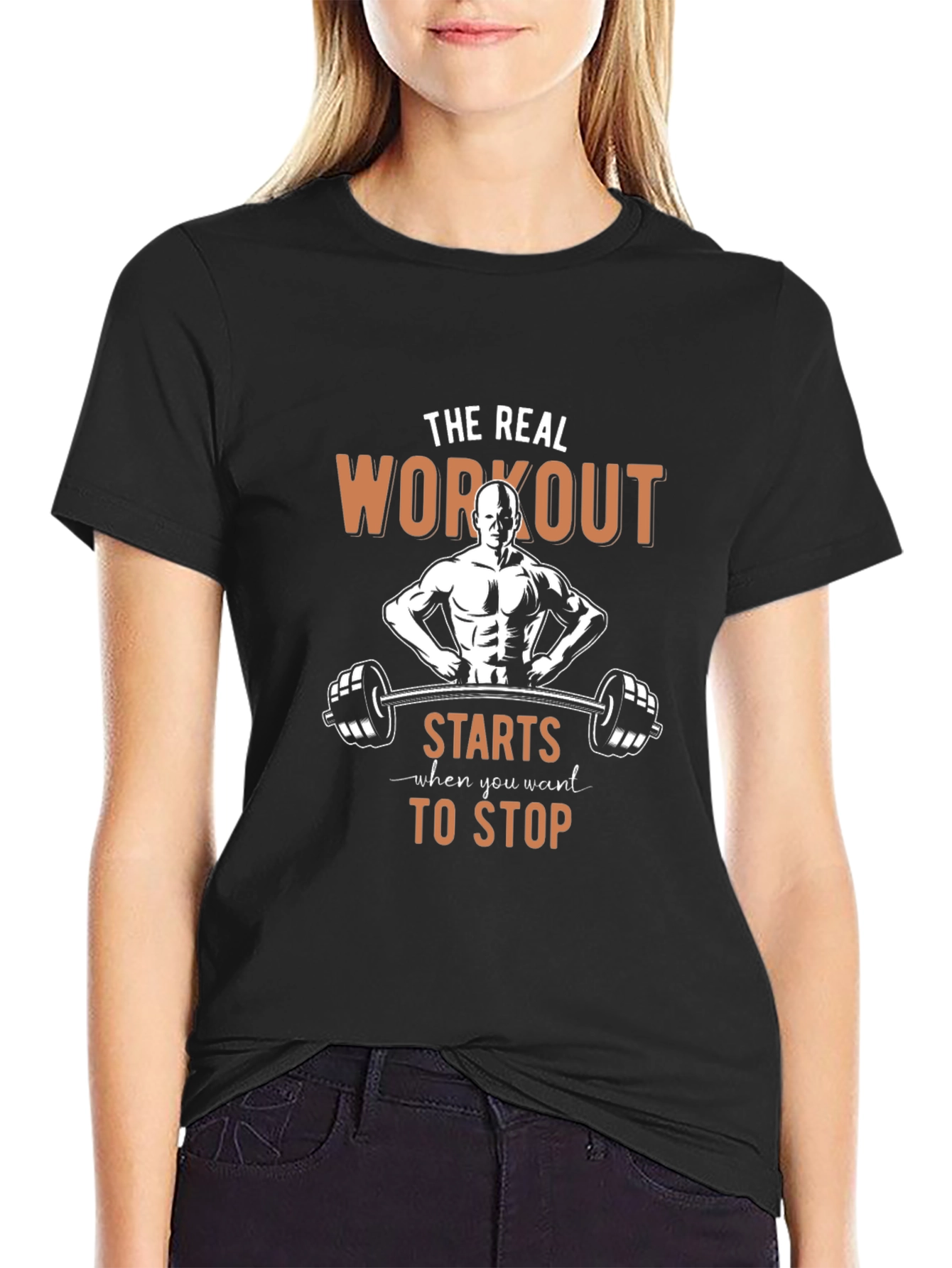 Workout Motivation T-Shirt - The Real Workout