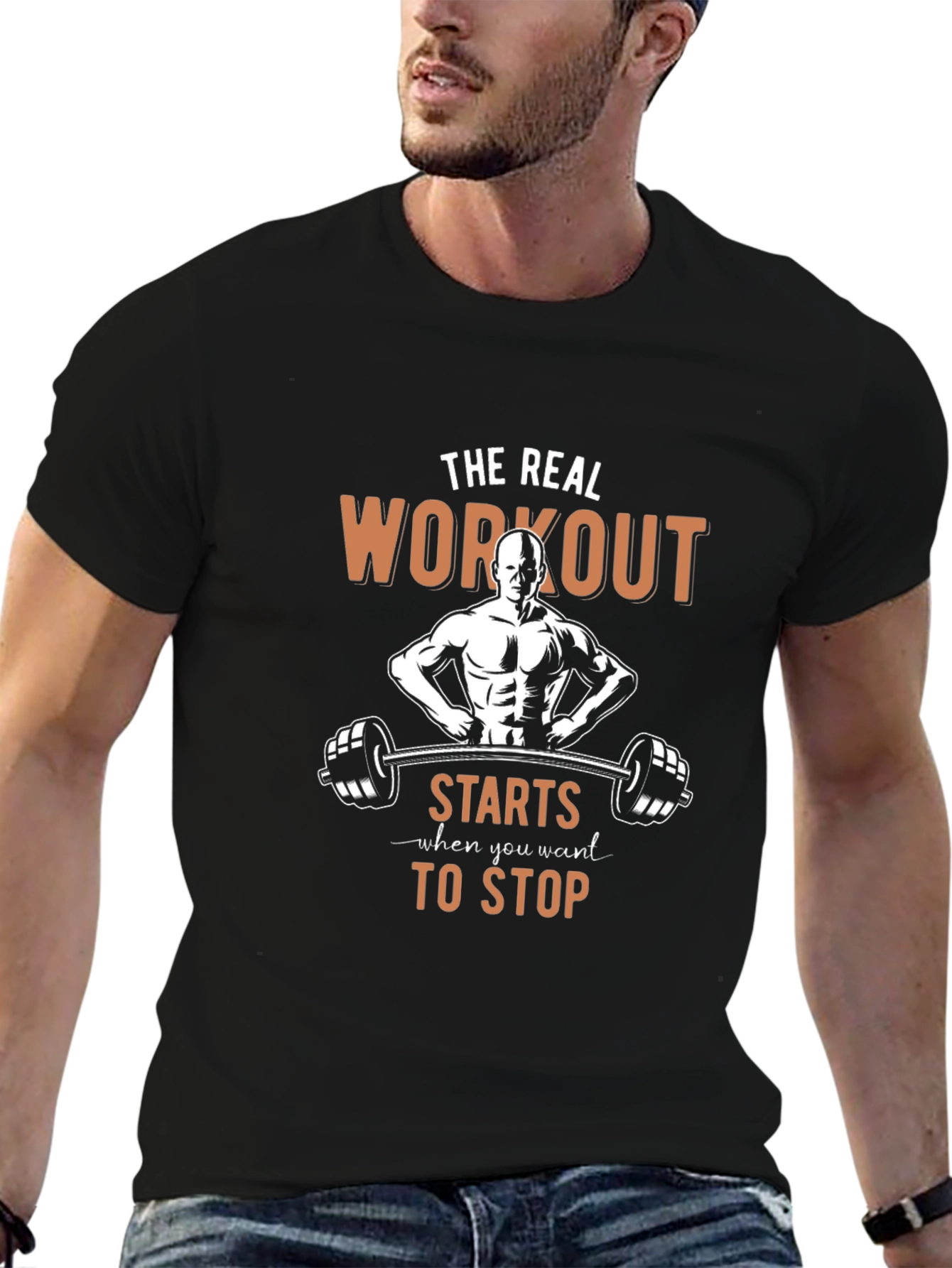 Workout Motivation T-Shirt - The Real Workout
