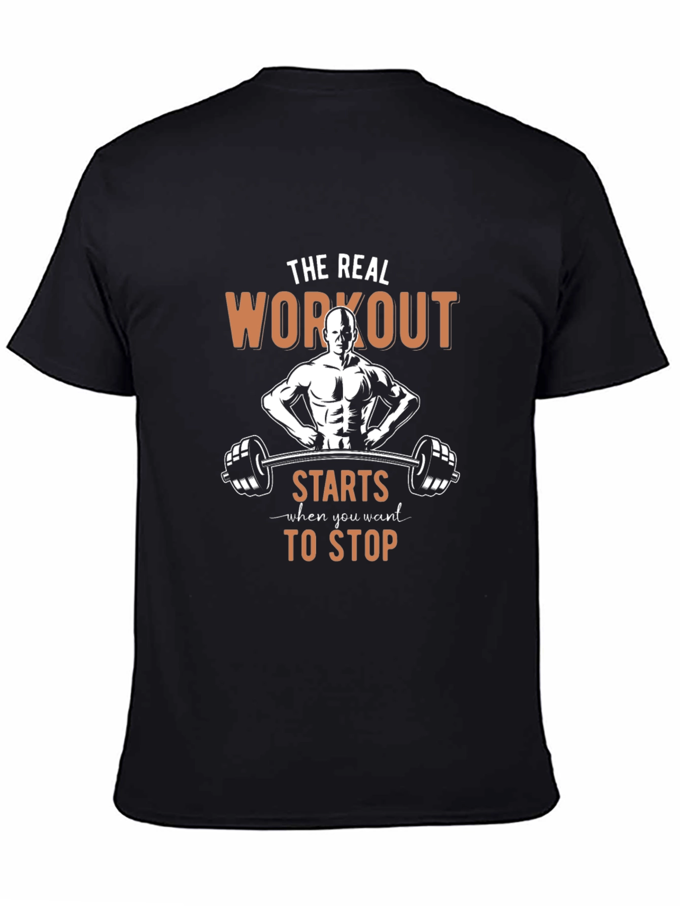 Workout Motivation T-Shirt - The Real Workout