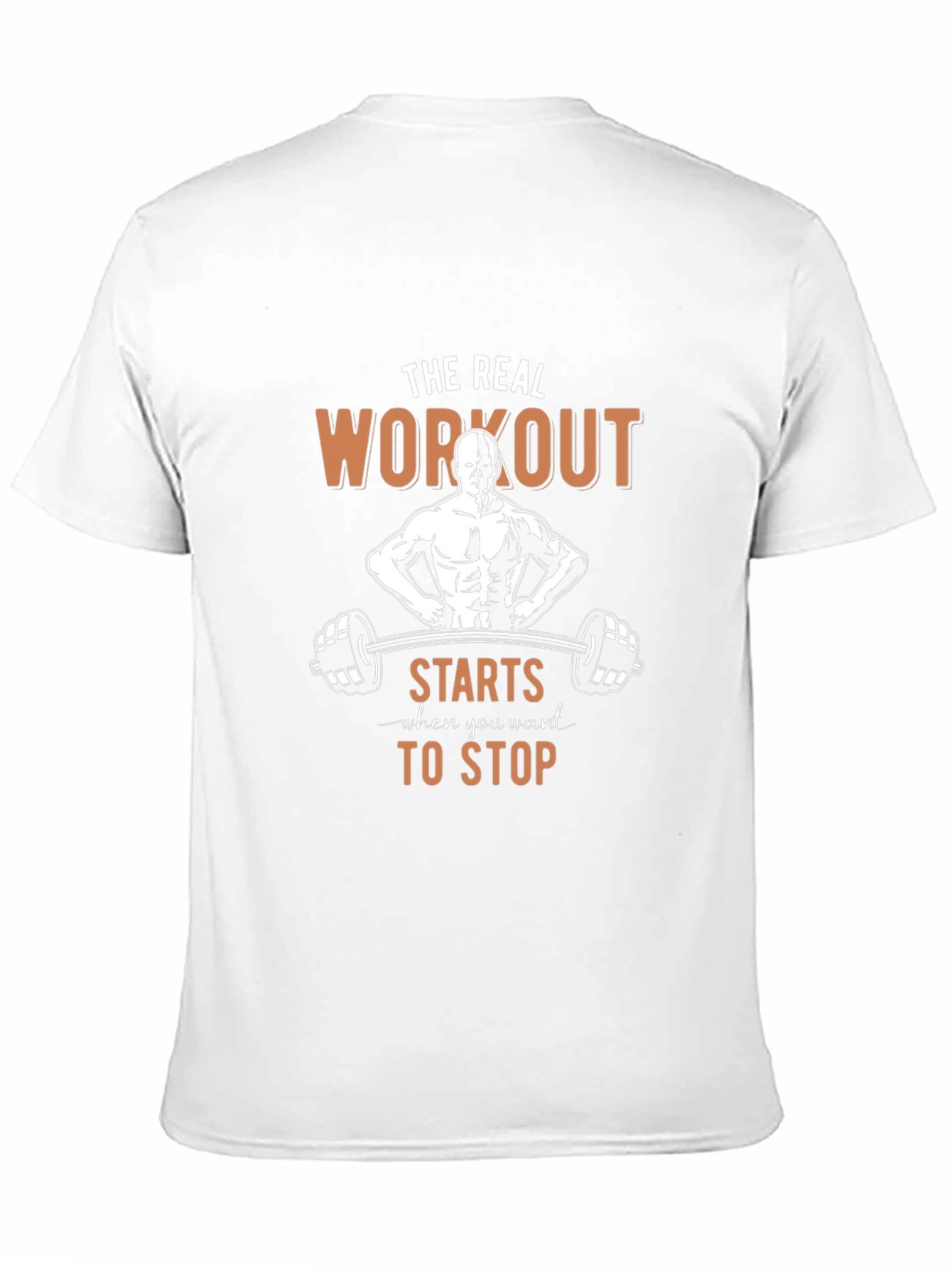 Workout Motivation T-Shirt - The Real Workout