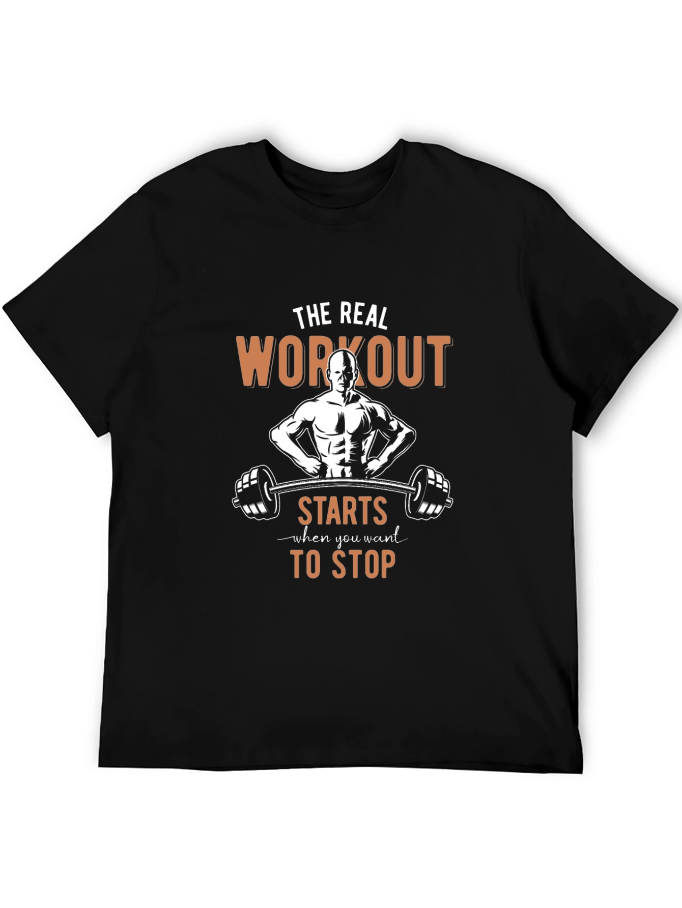 Workout Motivation T-Shirt - The Real Workout