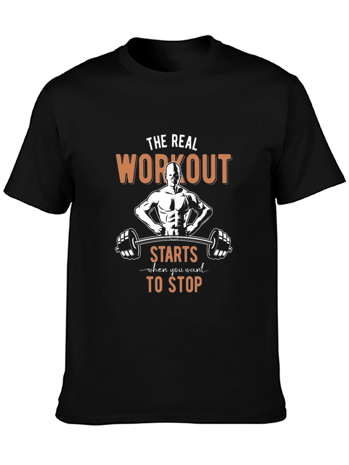 Workout Motivation T-Shirt - The Real Workout