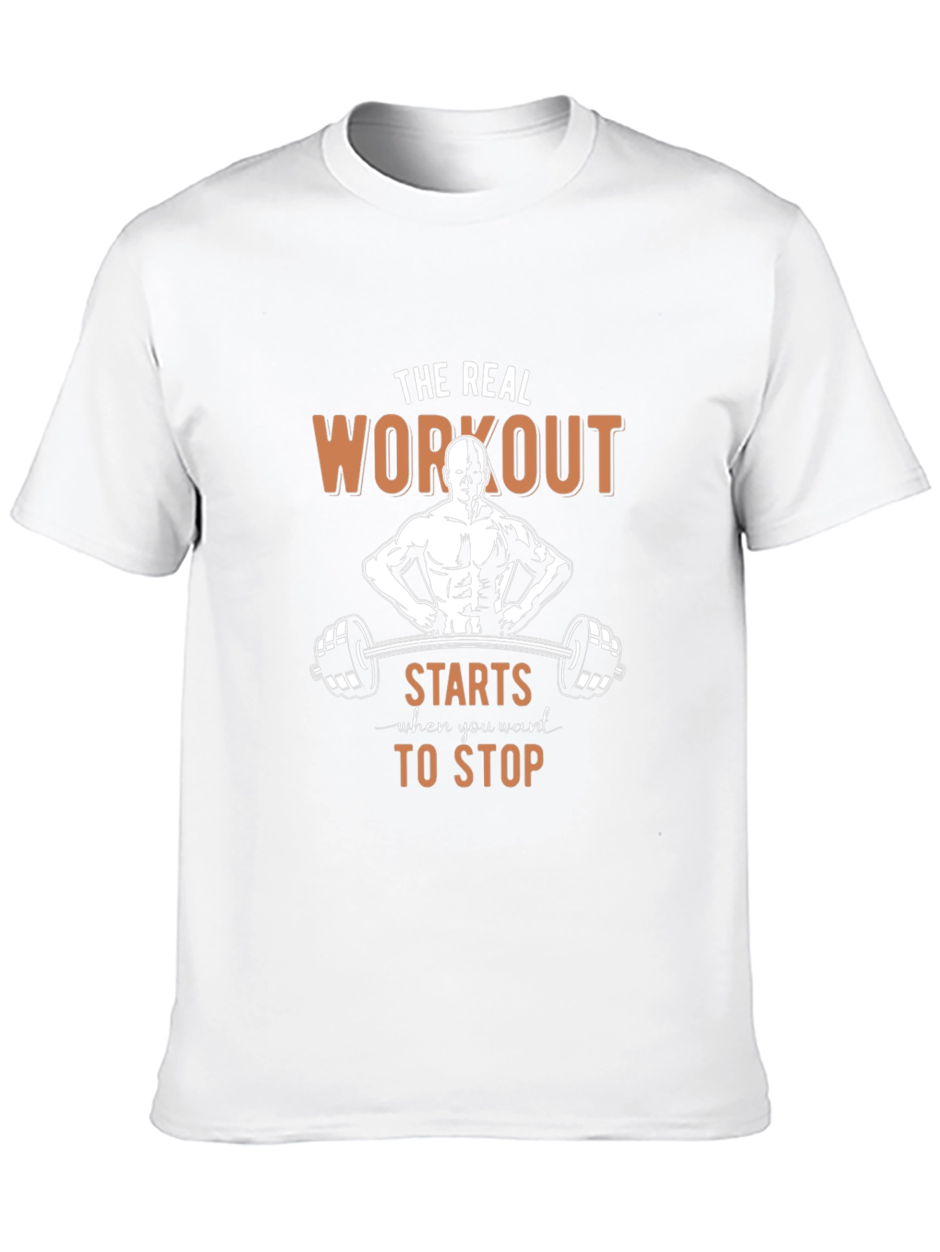 Workout Motivation T-Shirt - The Real Workout