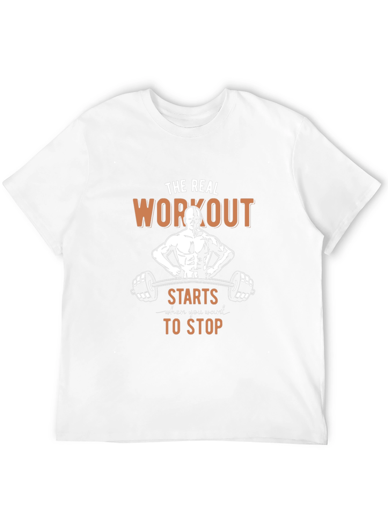 Workout Motivation T-Shirt - The Real Workout