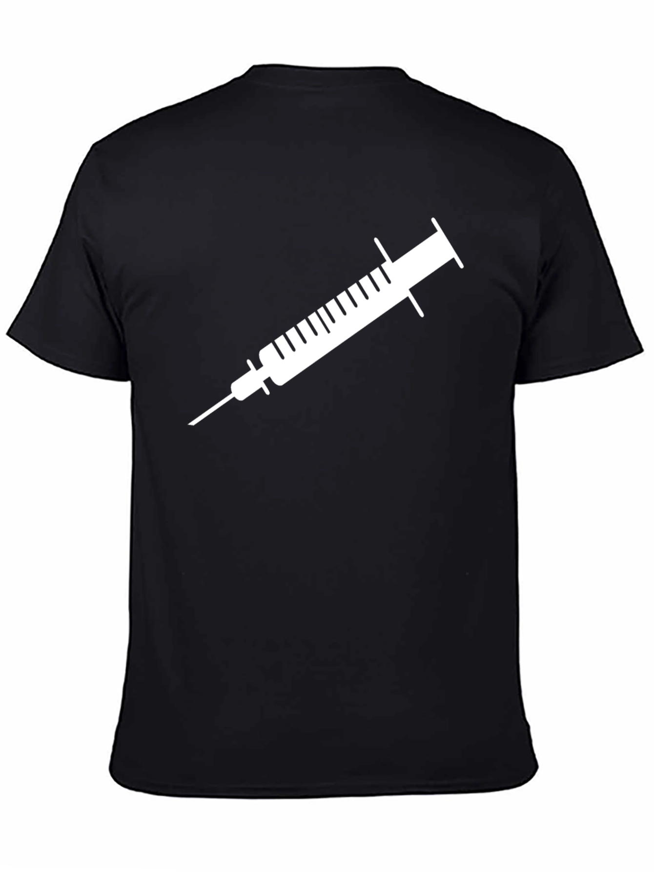 Syringe Graphic T-Shirt - Black Unisex Tee