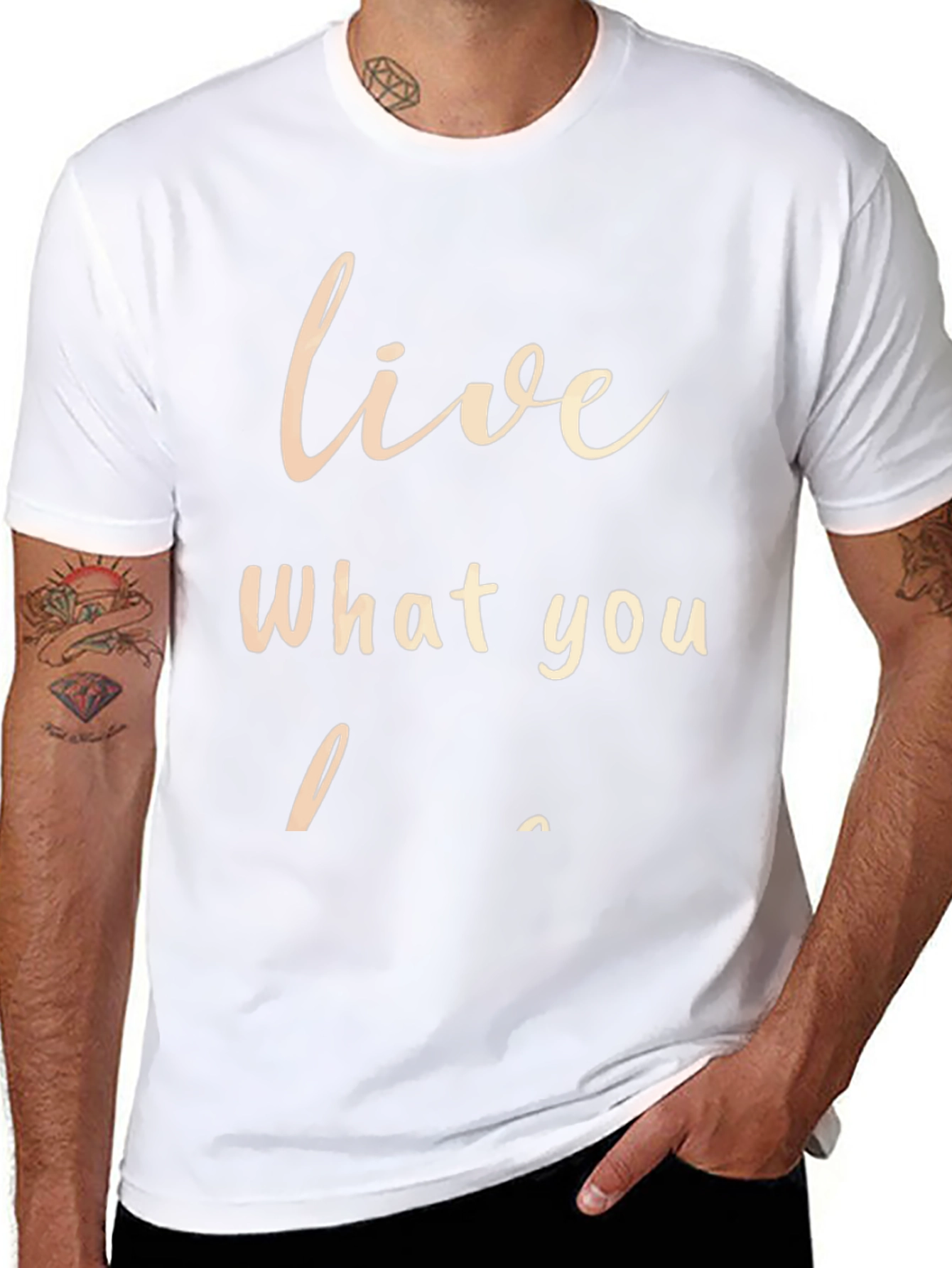 Live What You Love Graphic T-Shirt