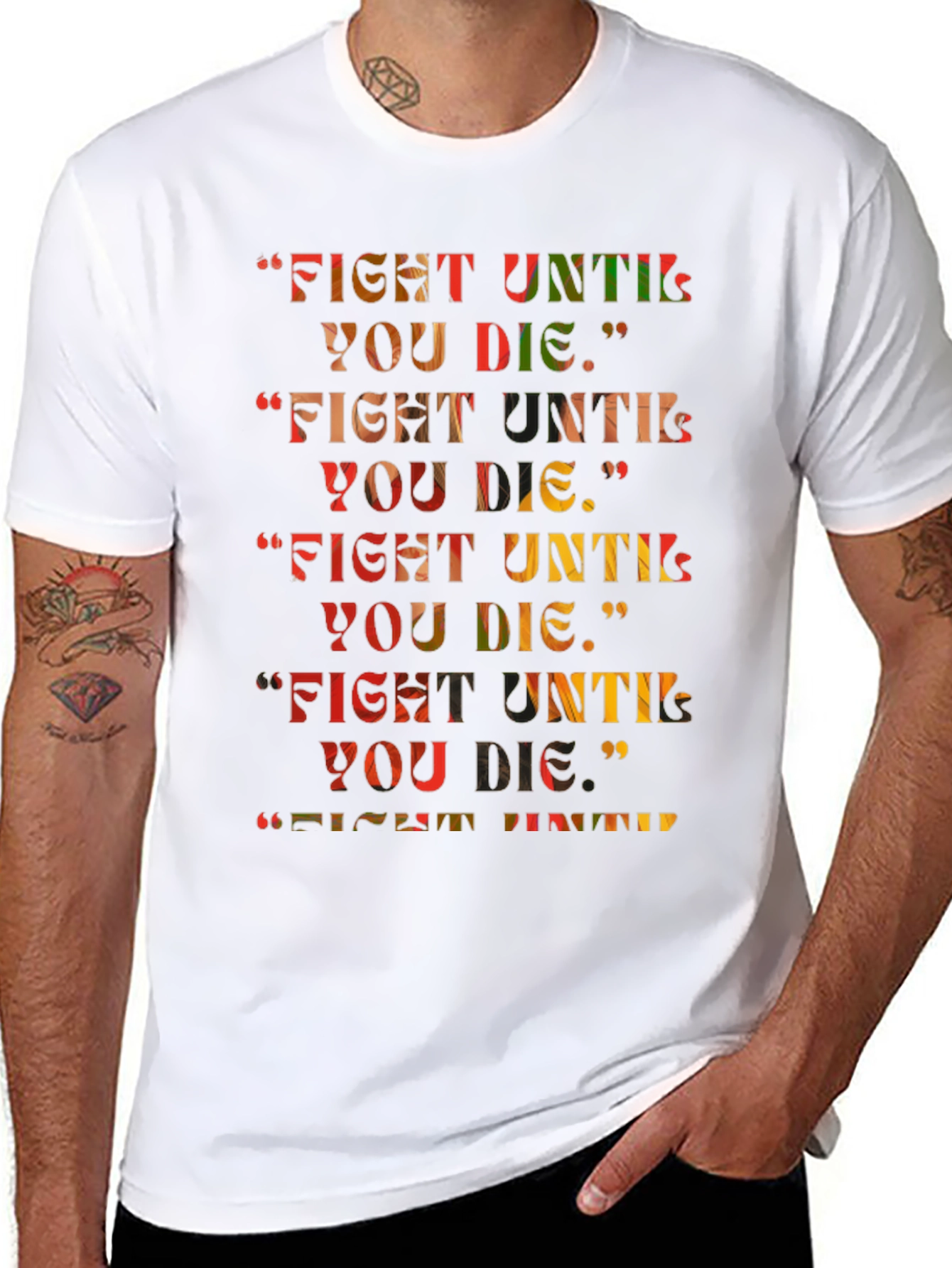 Fight Until You Die Graphic Tee