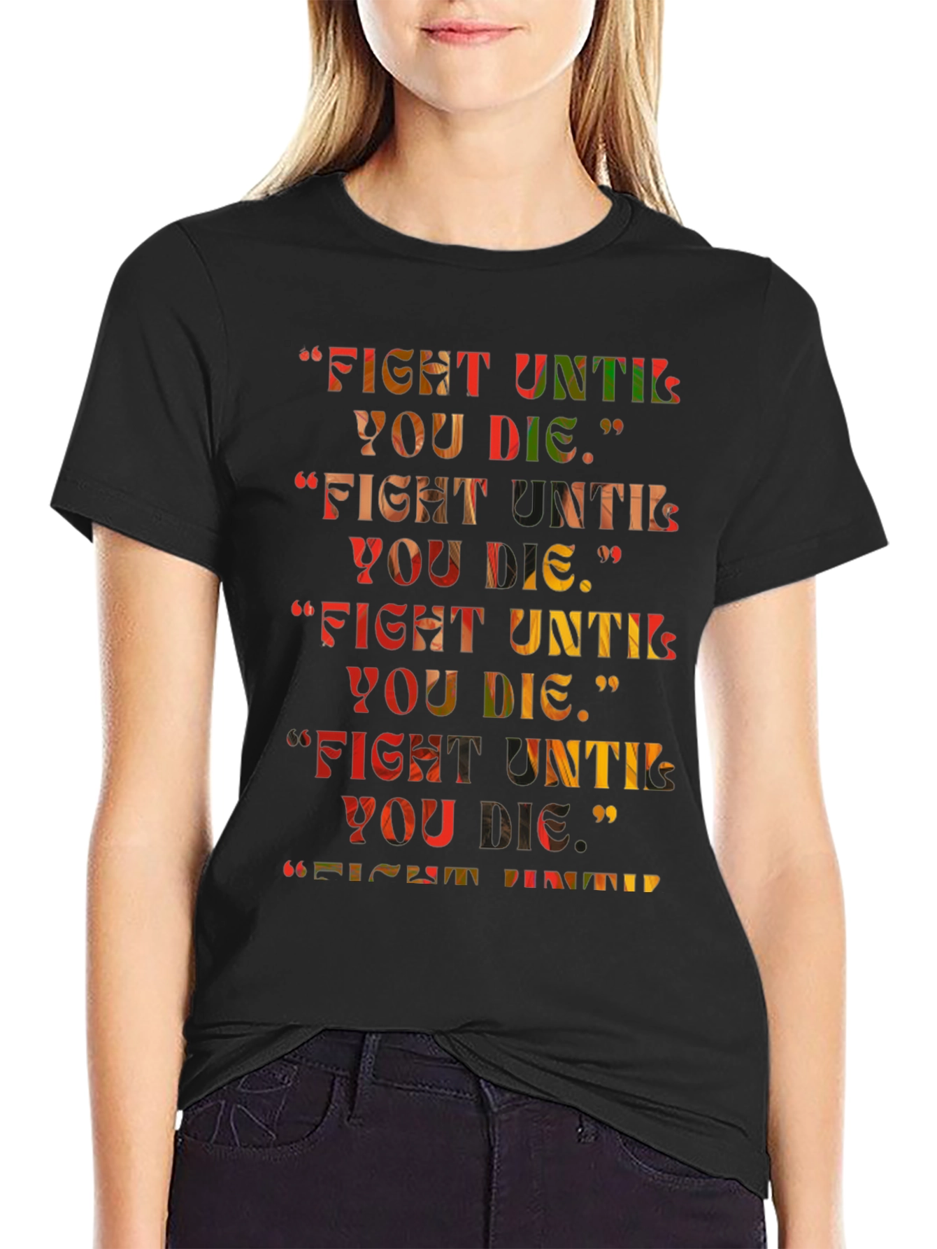 Fight Until You Die Graphic Tee
