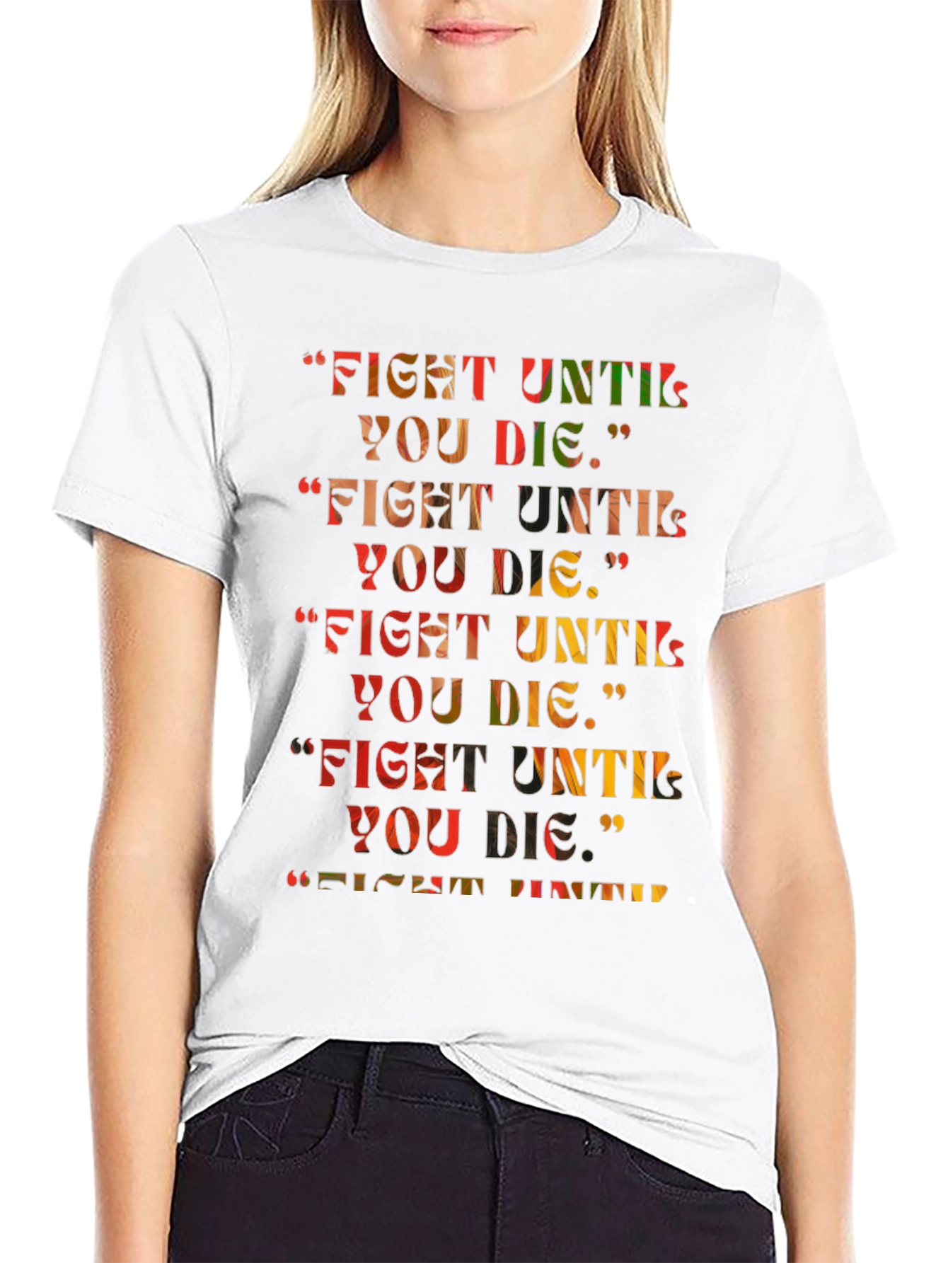 Fight Until You Die Graphic Tee