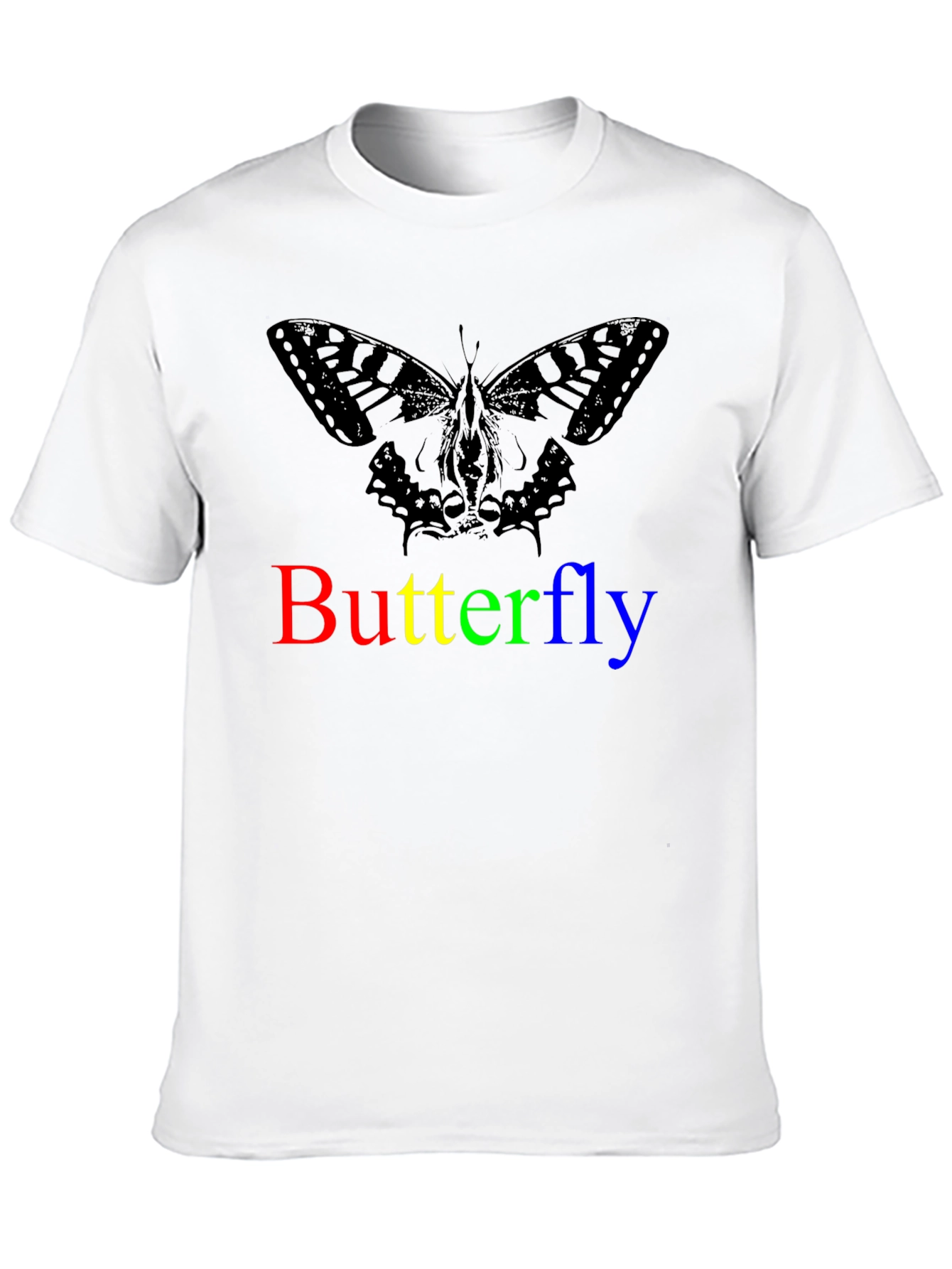 Butterfly Graphic Print T-Shirt