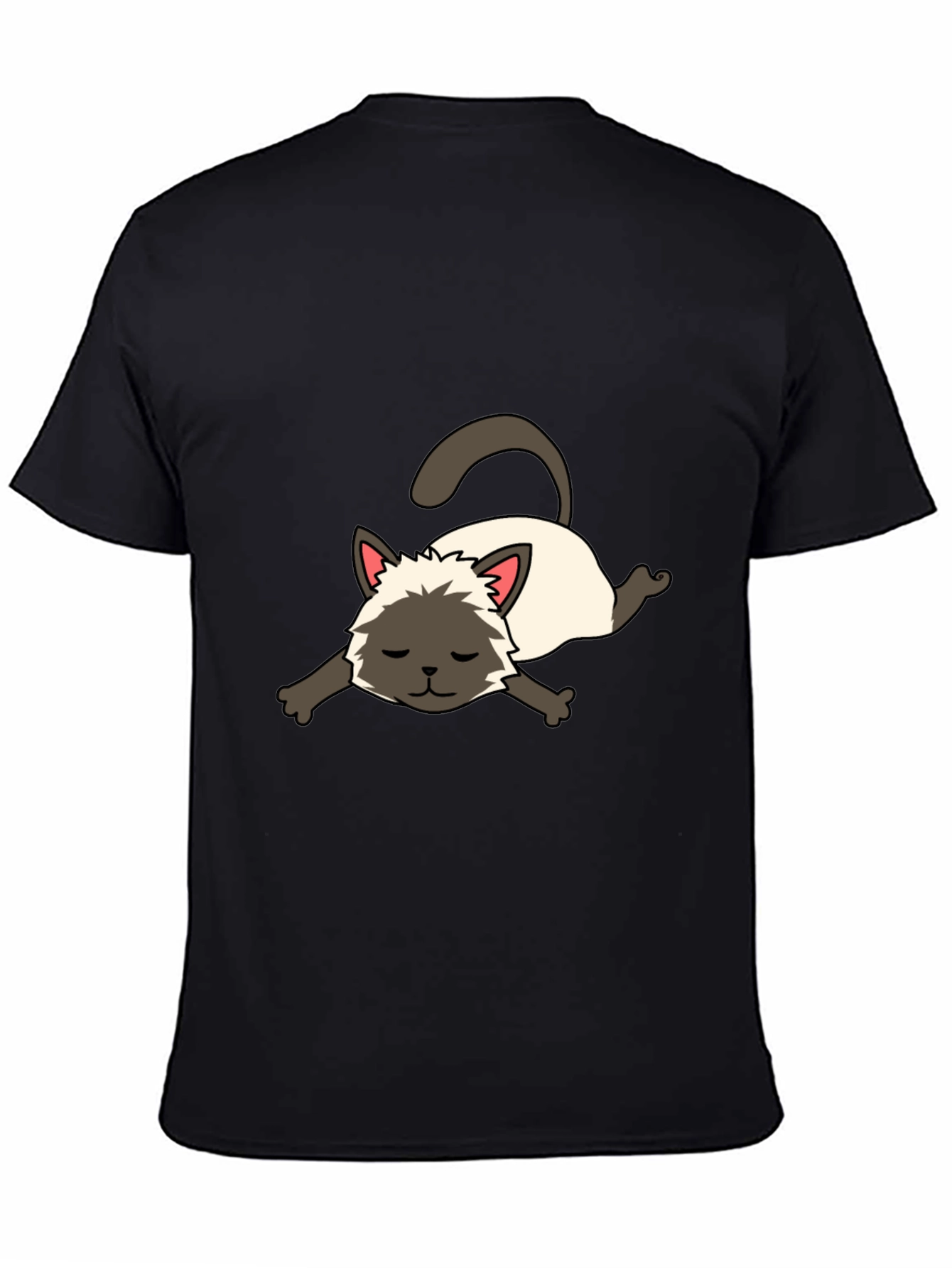Cartoon Siamese Cat Unisex T-Shirt