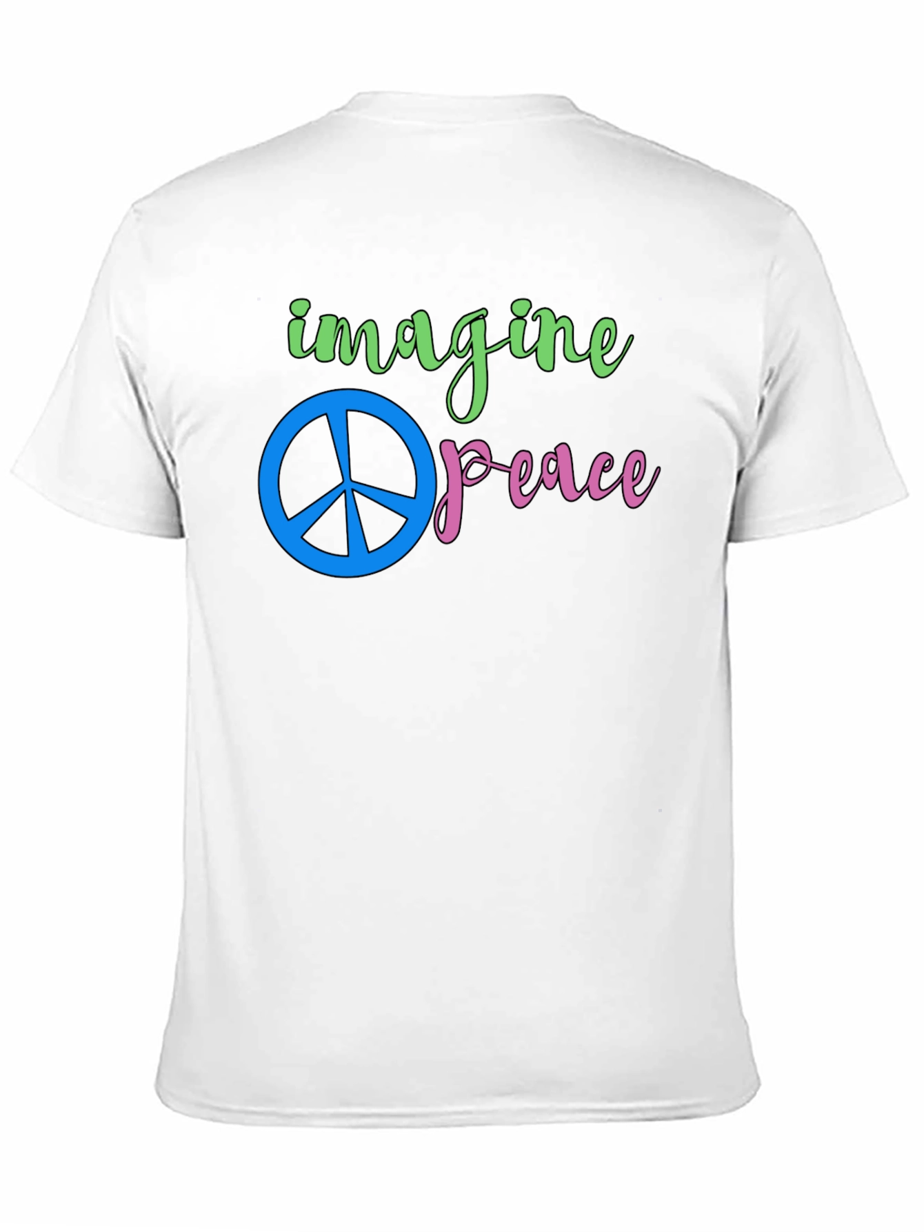 Imagine Peace Black T-Shirt