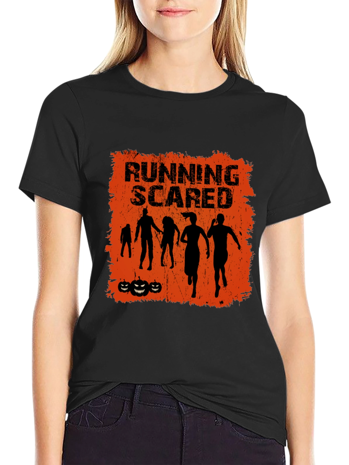 Running Scared Halloween Graphic Tee