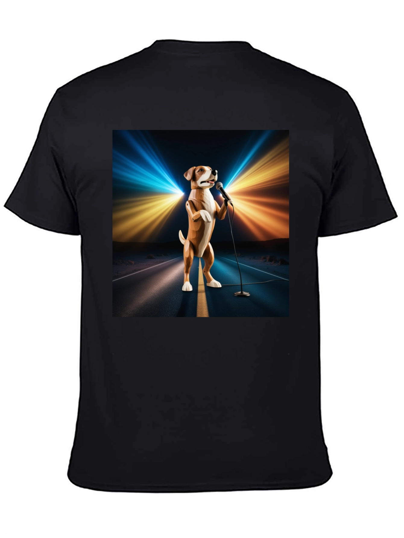 Singing Dog T-Shirt - Stand Up Comedian Animal Tee