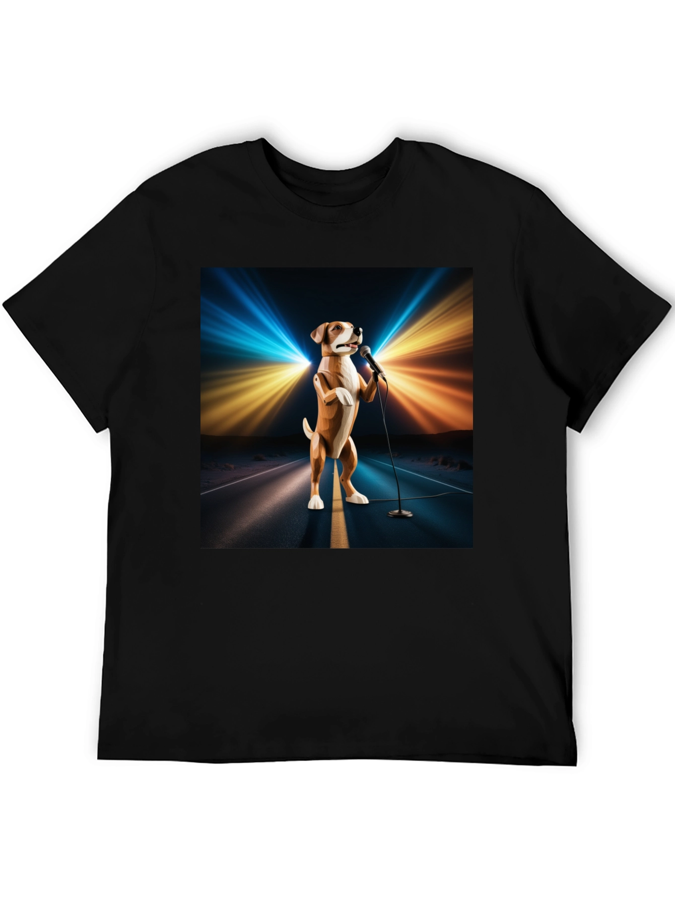 Singing Dog T-Shirt - Stand Up Comedian Animal Tee