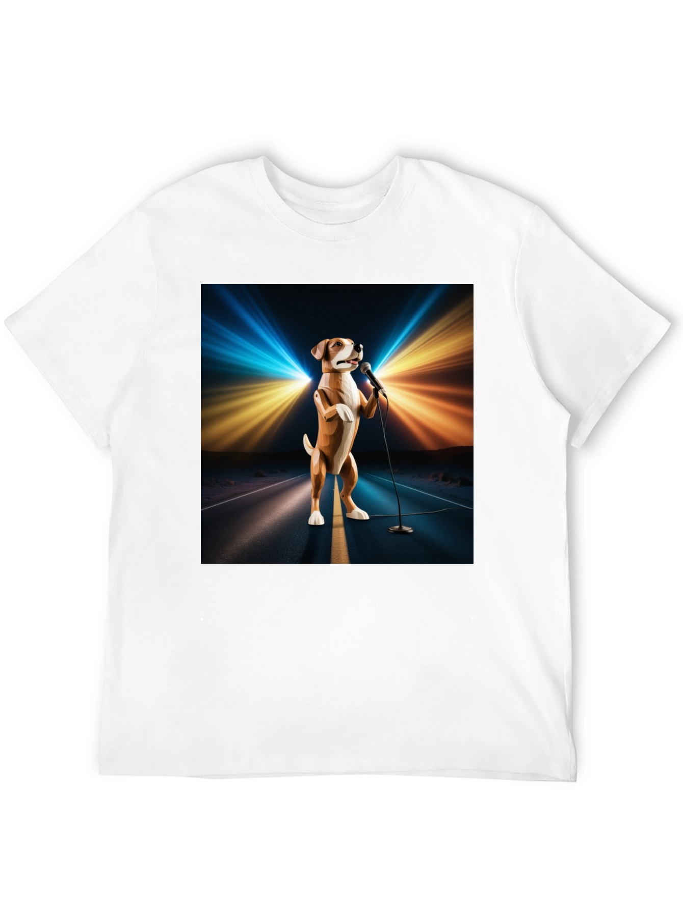 Singing Dog T-Shirt - Stand Up Comedian Animal Tee