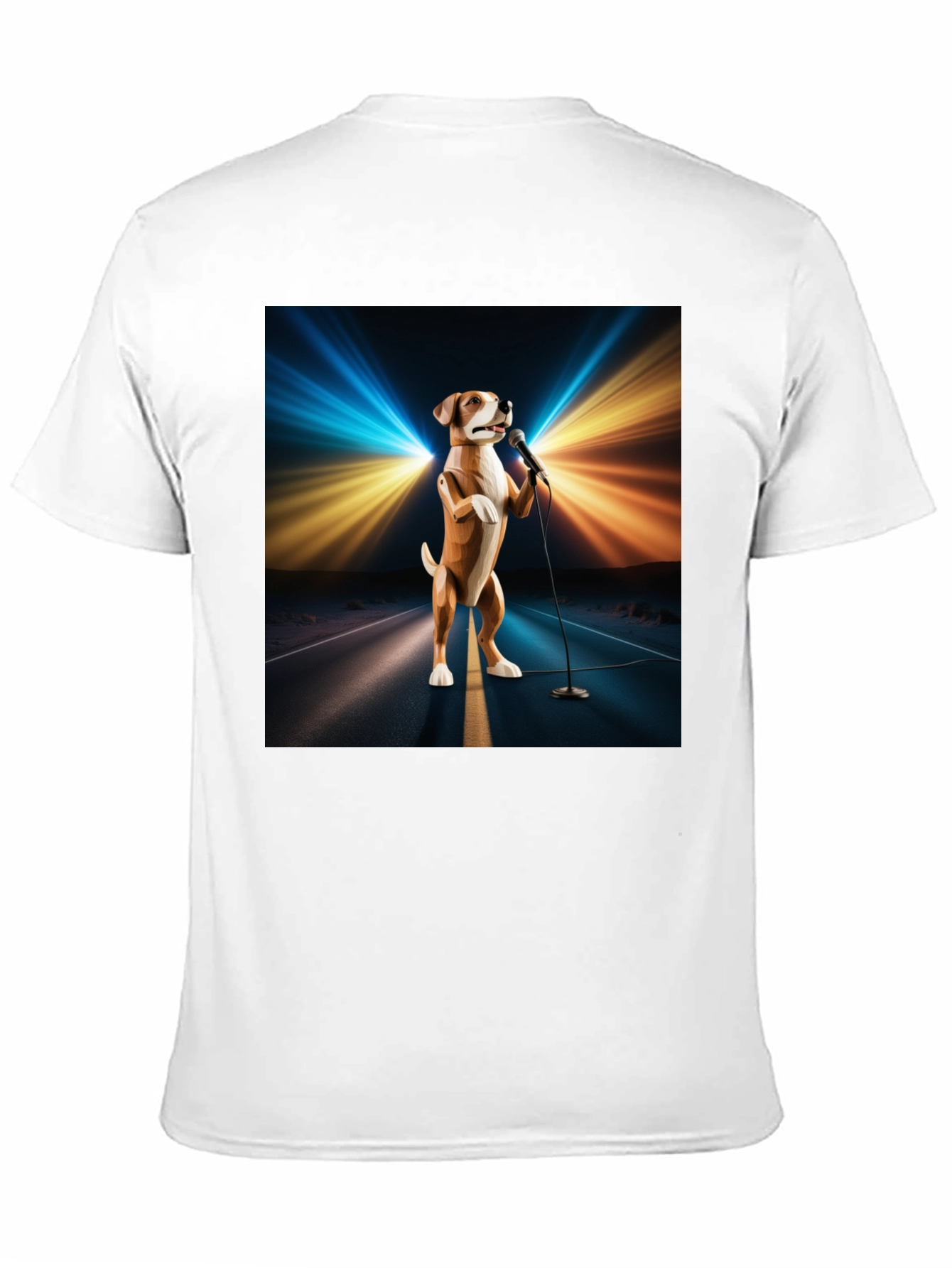 Singing Dog T-Shirt - Stand Up Comedian Animal Tee