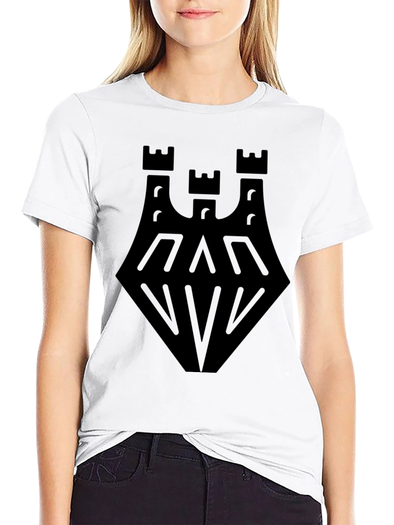 Black Castle Graphic Tee - Mens Modern Fit