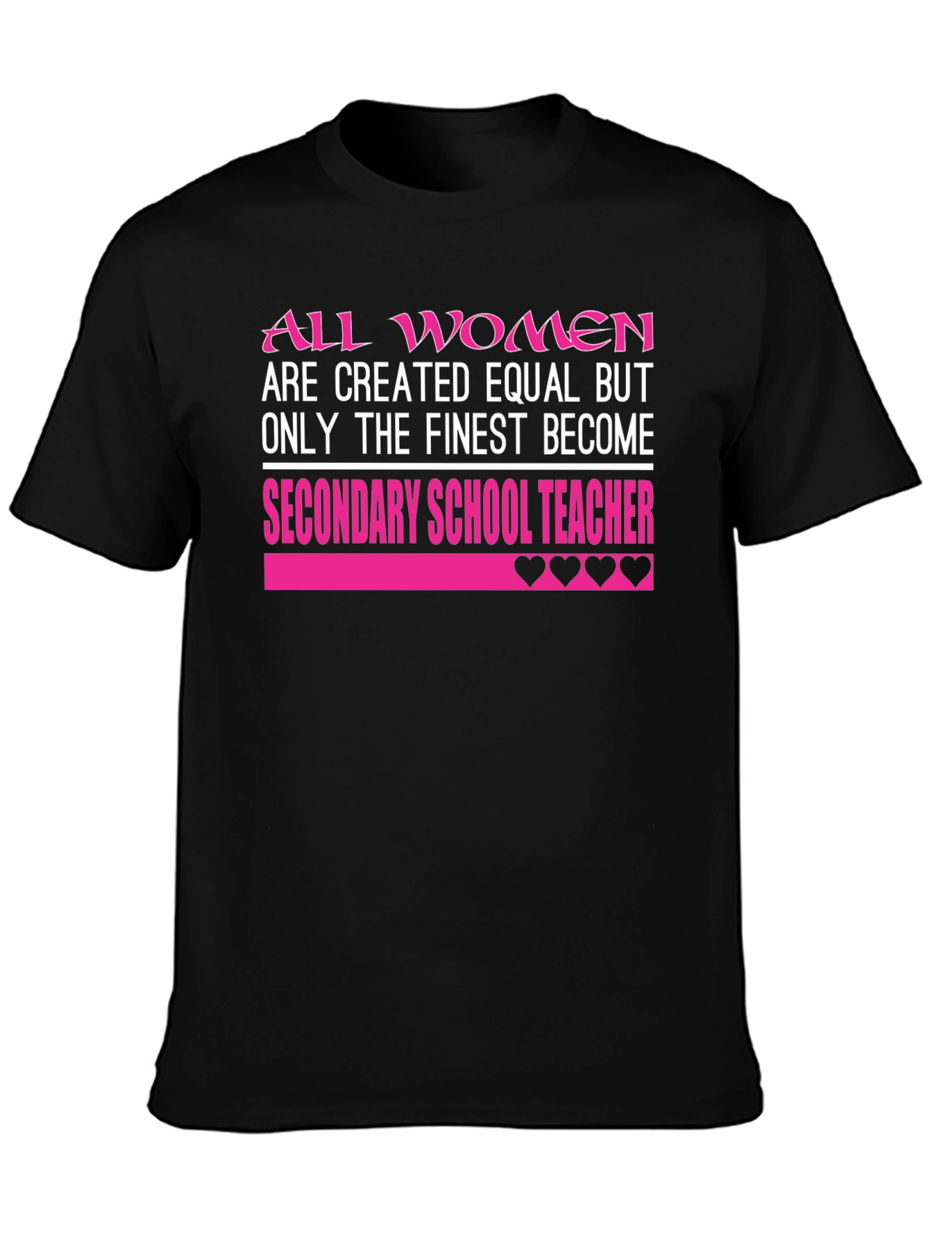 Finest Secondary School Teacher Womens T-Shirt