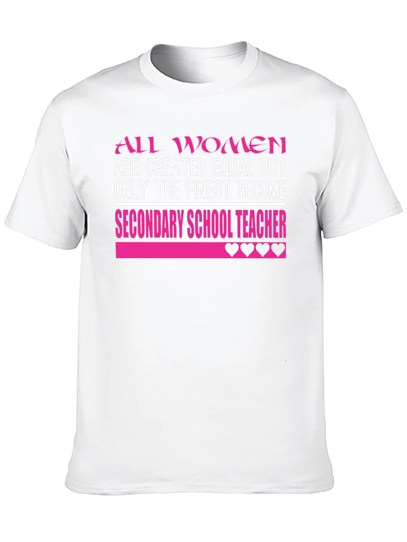 Finest Secondary School Teacher Womens T-Shirt