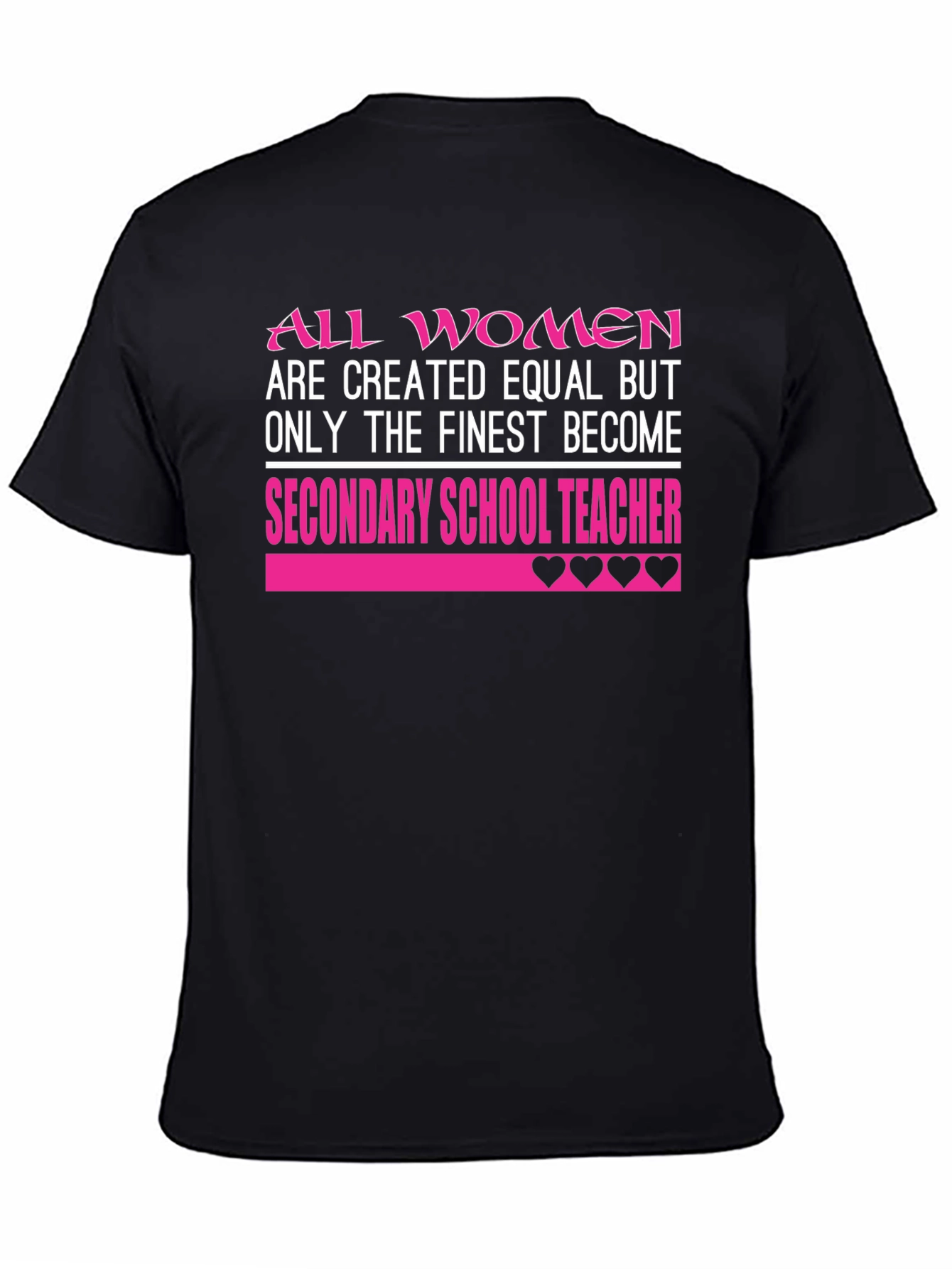 Finest Secondary School Teacher Womens T-Shirt