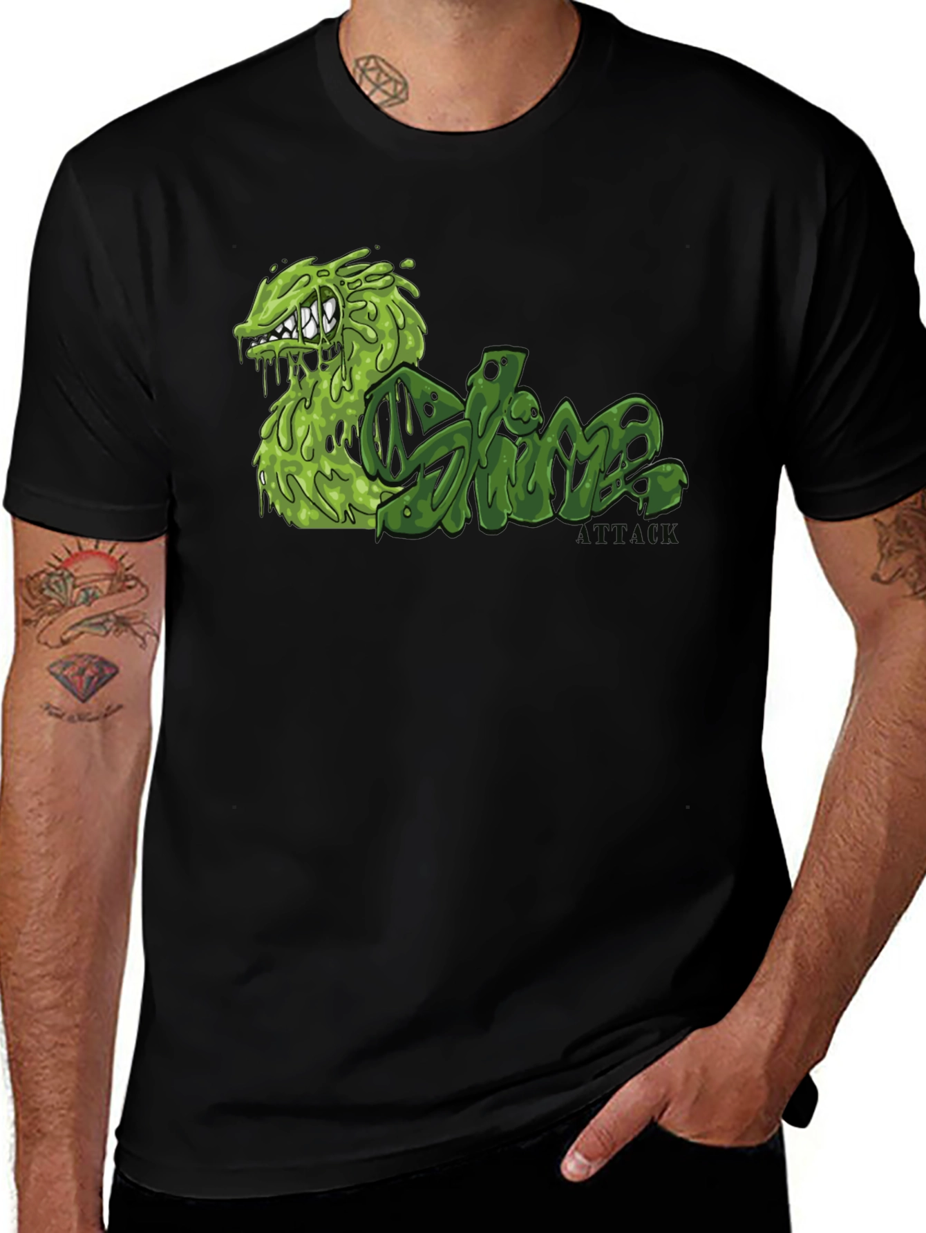 Slime Monster Graphic T-Shirt - Cool & Edgy Style