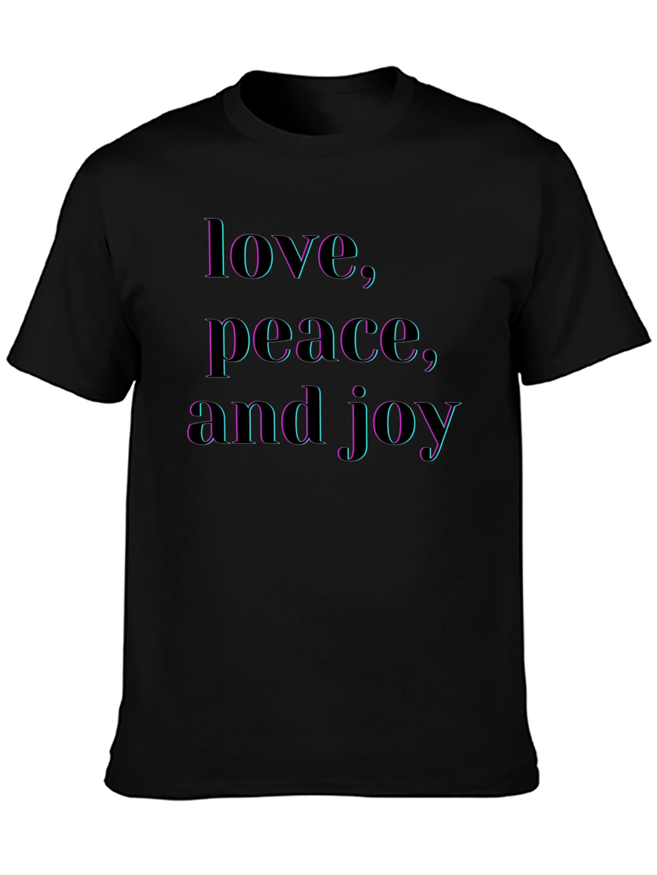 Love Peace Joy T-Shirt - Stylish & Comfortable
