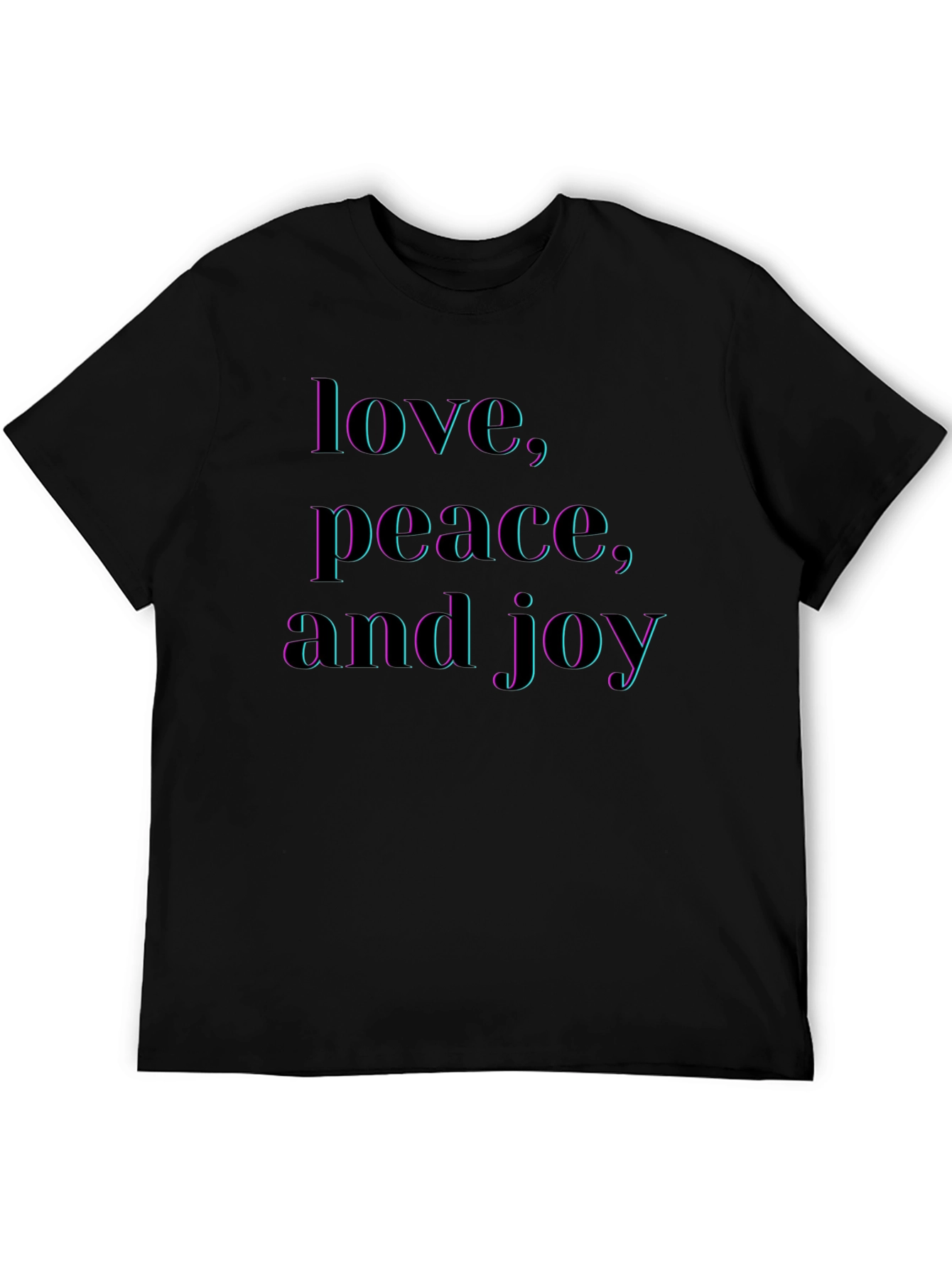 Love Peace Joy T-Shirt - Stylish & Comfortable
