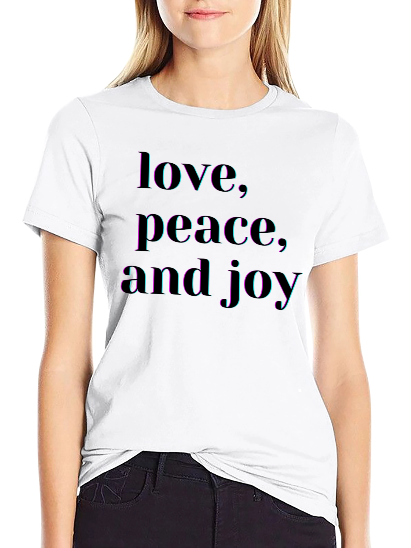 Love Peace Joy T-Shirt - Stylish & Comfortable