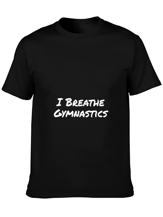 I Breathe Gymnastics Black T-Shirt