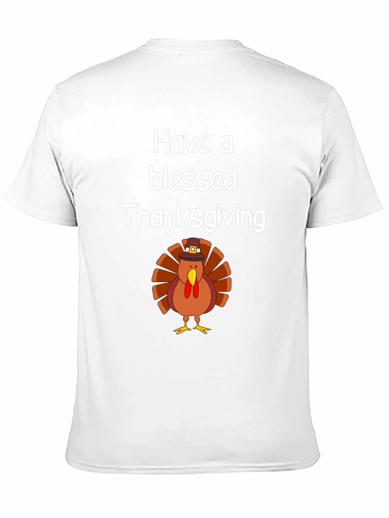 Blessed Thanksgiving Turkey Graphic T-Shirt