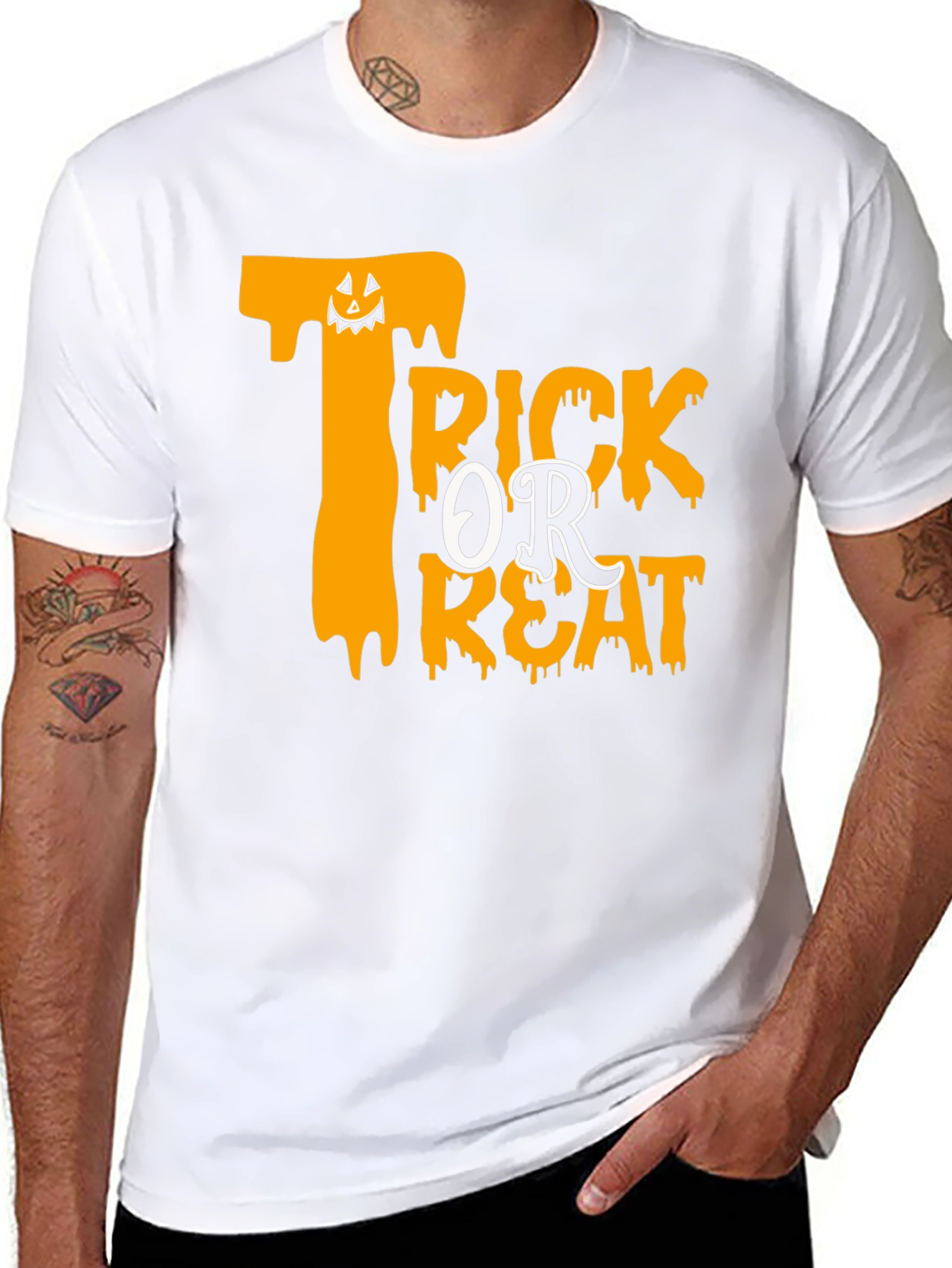 Halloween Trick or Treat Graphic Tee