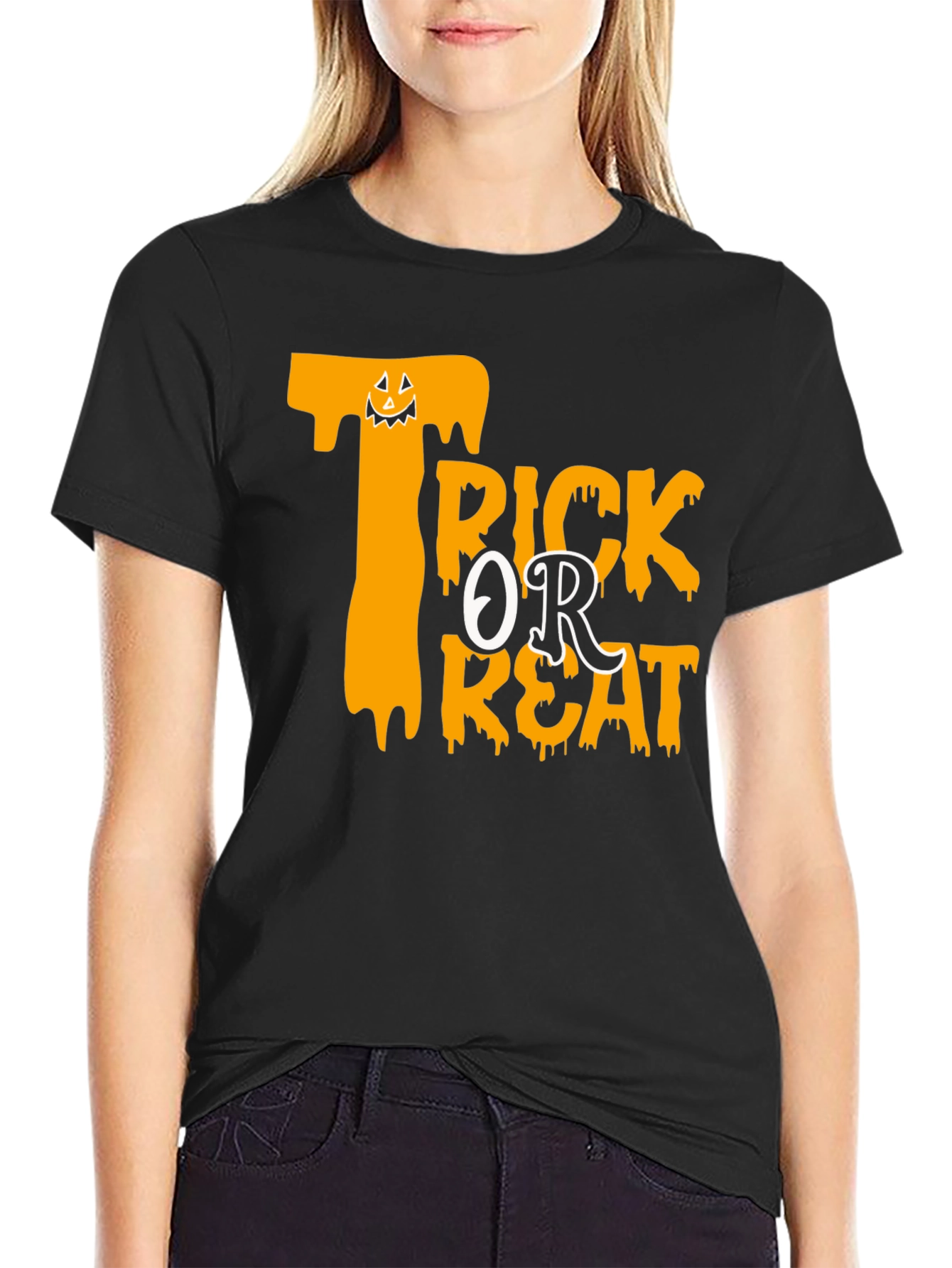 Halloween Trick or Treat Graphic Tee