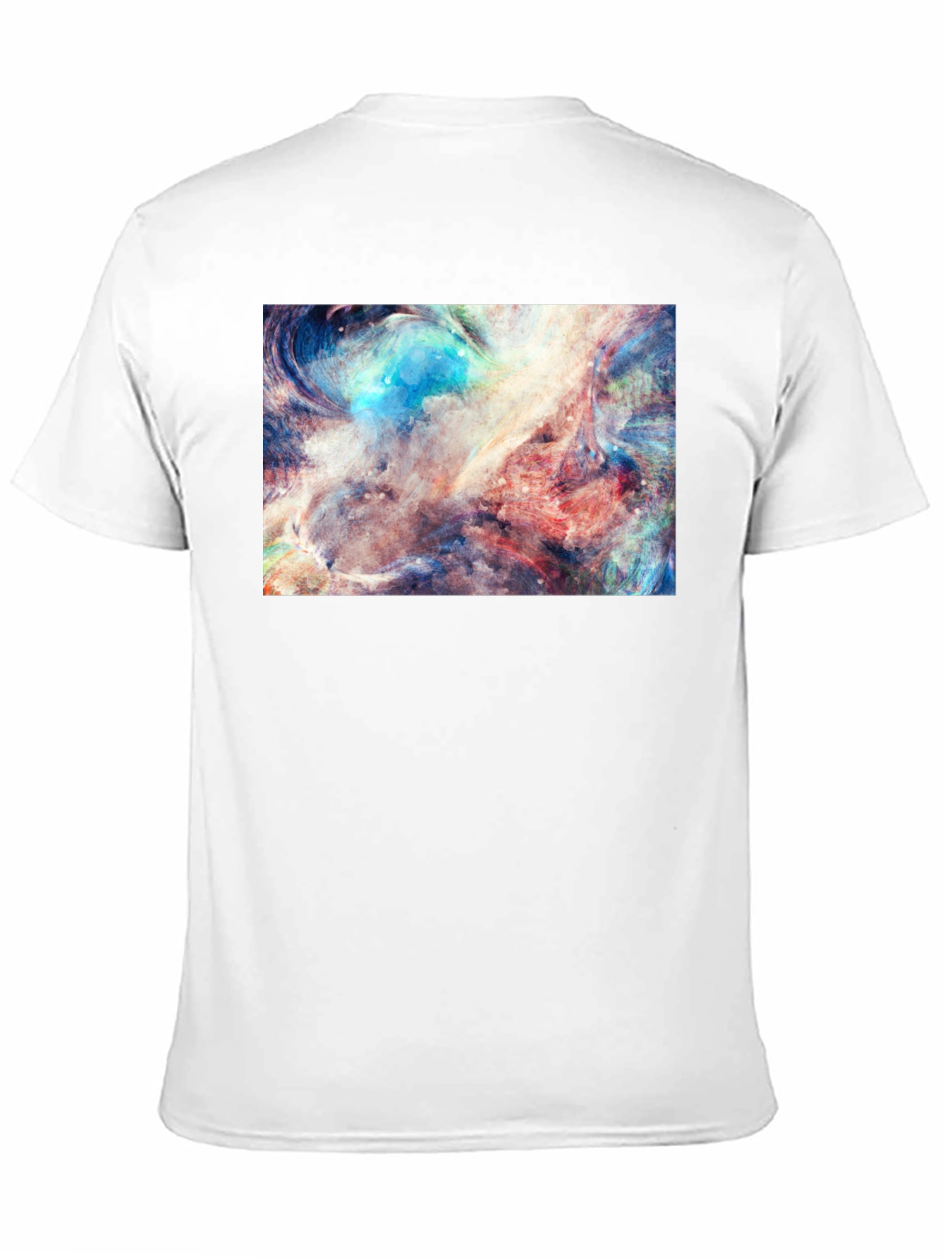 Abstract Art Black Tee - Unique Graphic Design