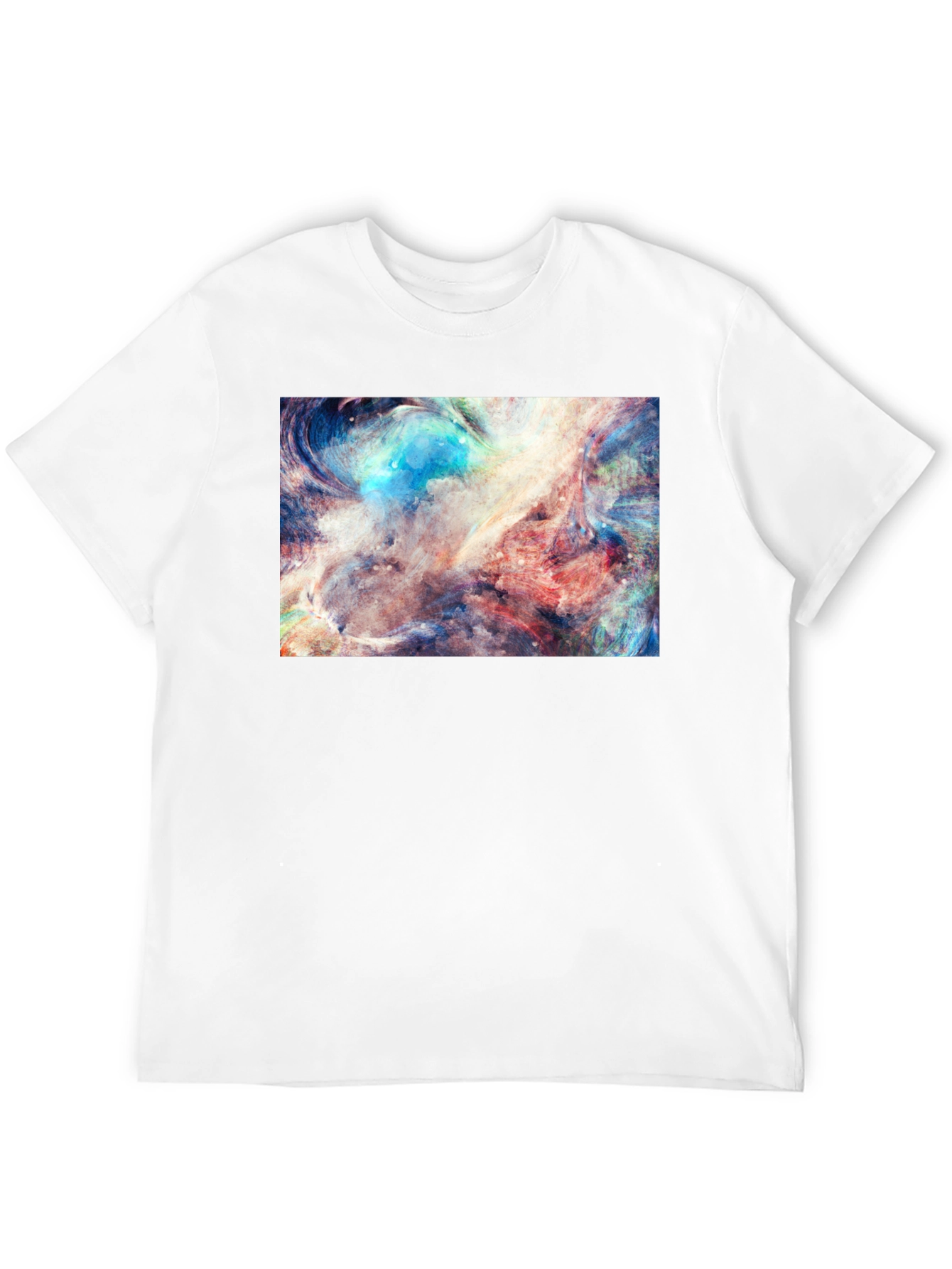 Abstract Art Black Tee - Unique Graphic Design