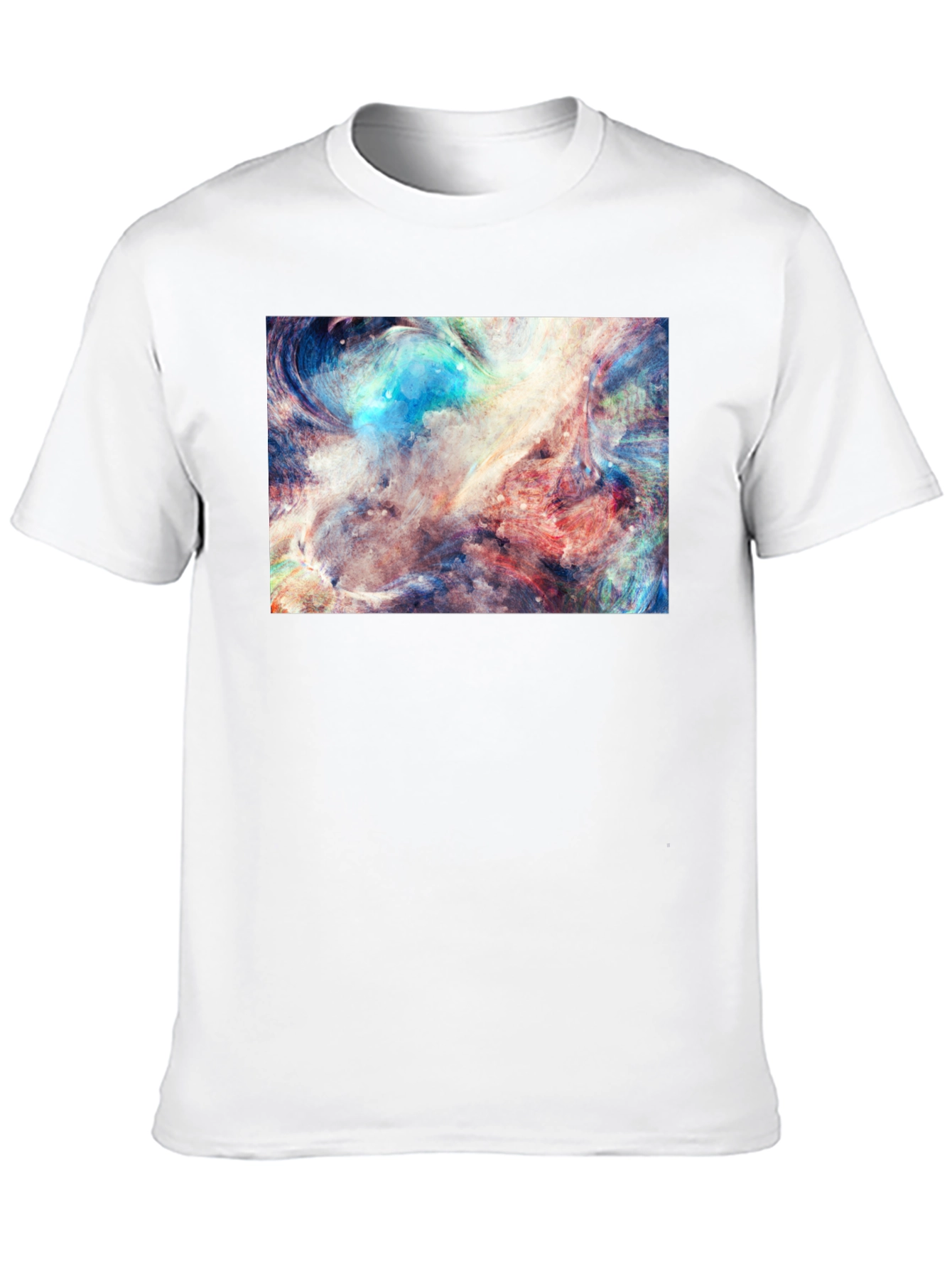 Abstract Art Black Tee - Unique Graphic Design