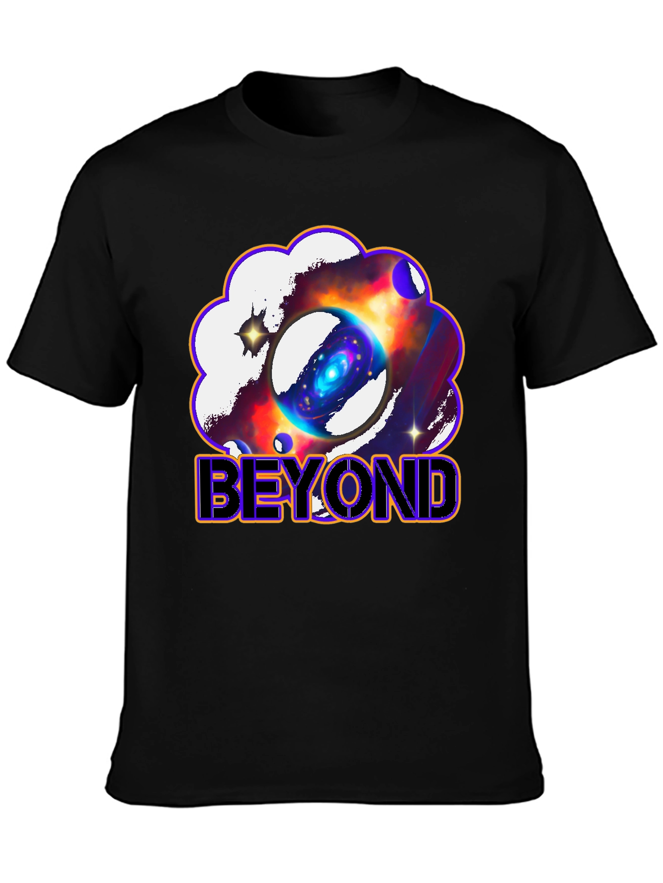 Beyond Galaxy Graphic Print T-Shirt - Unisex