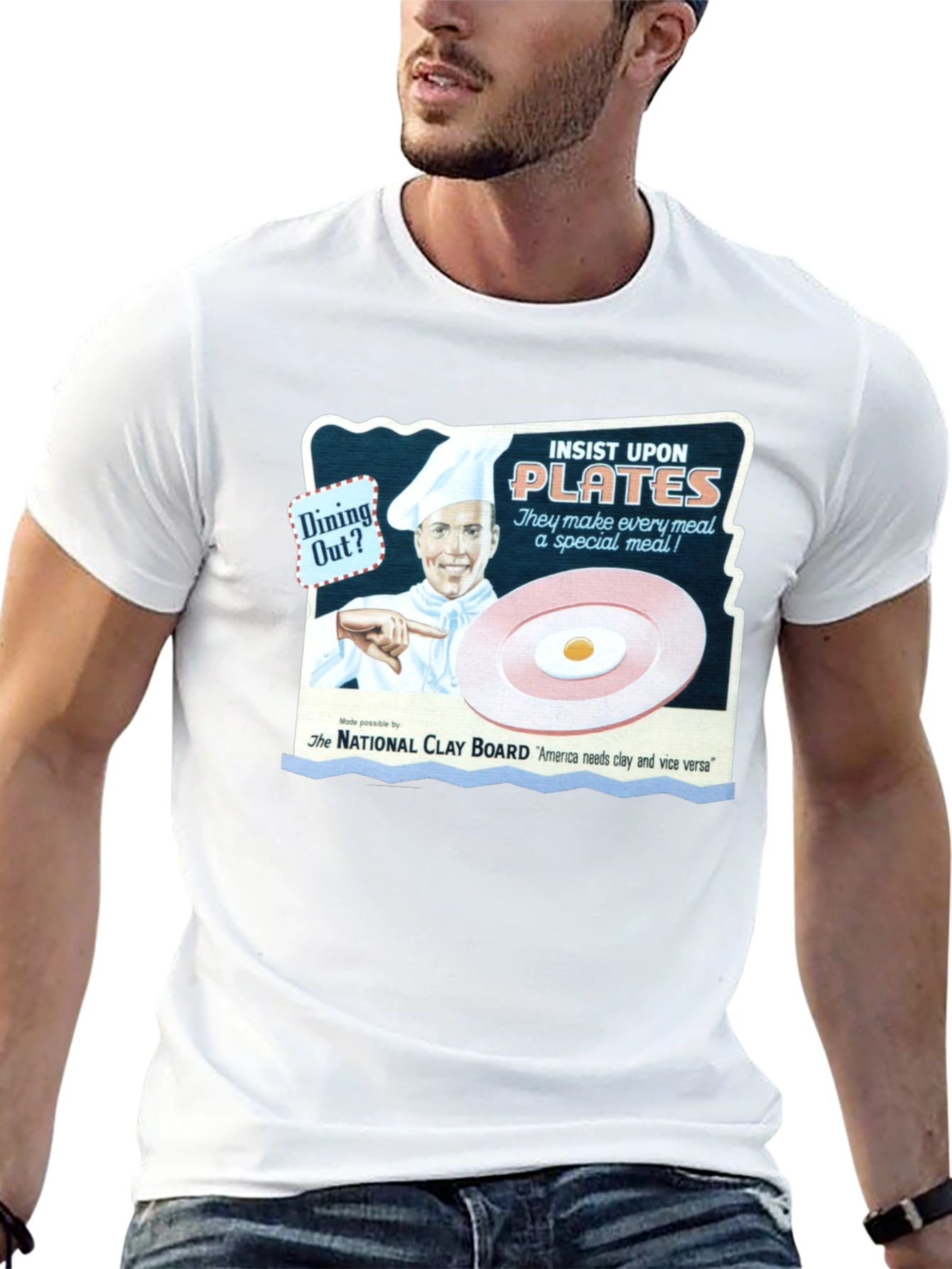 Insist Upon Plates T-Shirt - Dining Out