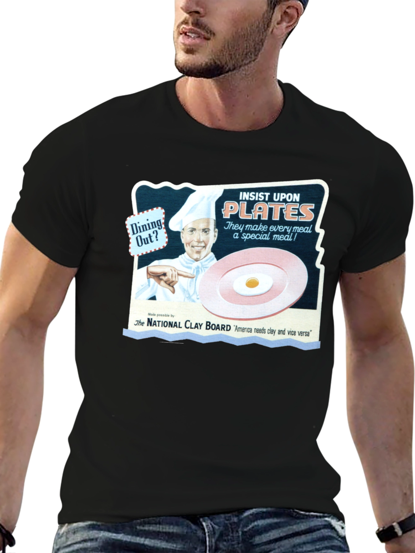 Insist Upon Plates T-Shirt - Dining Out