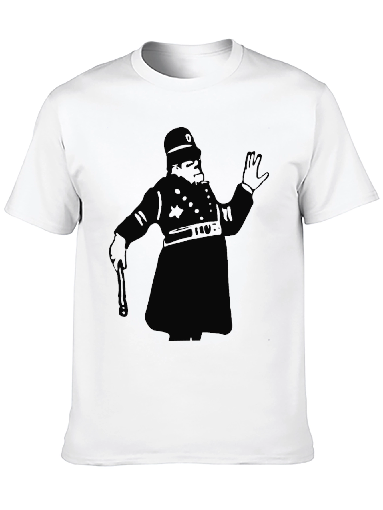 Black Bobby T-Shirt - Classic British Police Design
