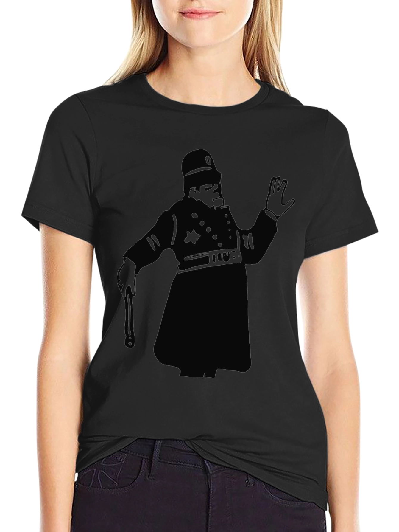 Black Bobby T-Shirt - Classic British Police Design