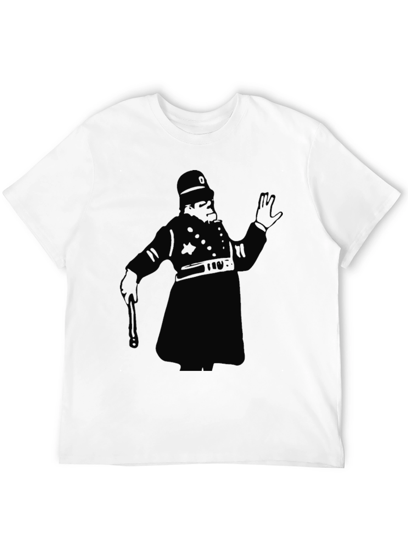 Black Bobby T-Shirt - Classic British Police Design