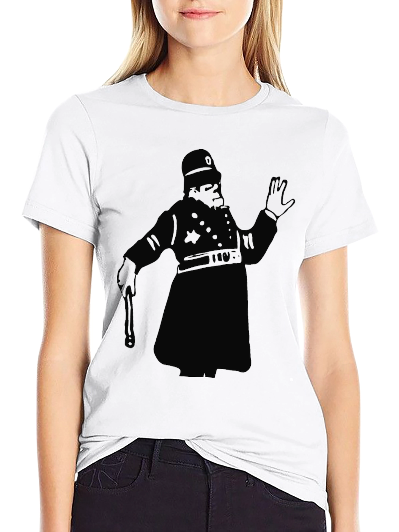 Black Bobby T-Shirt - Classic British Police Design